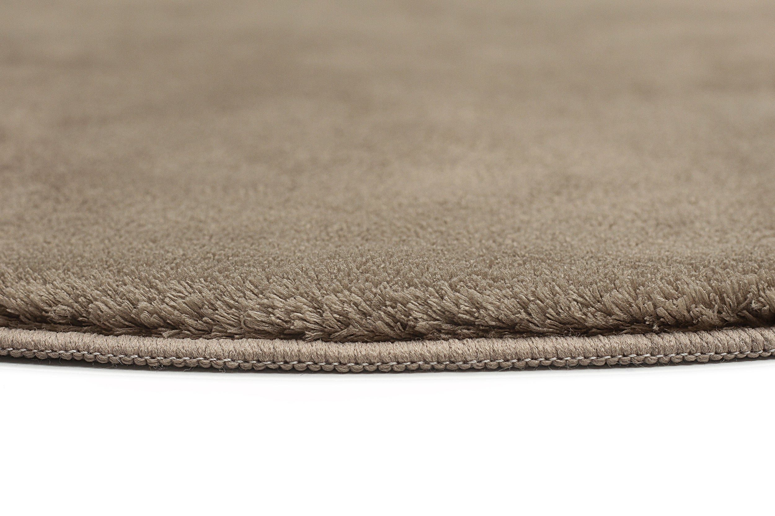 Gayle Taupe Brown Irregular Round Washable Rug - Image 8
