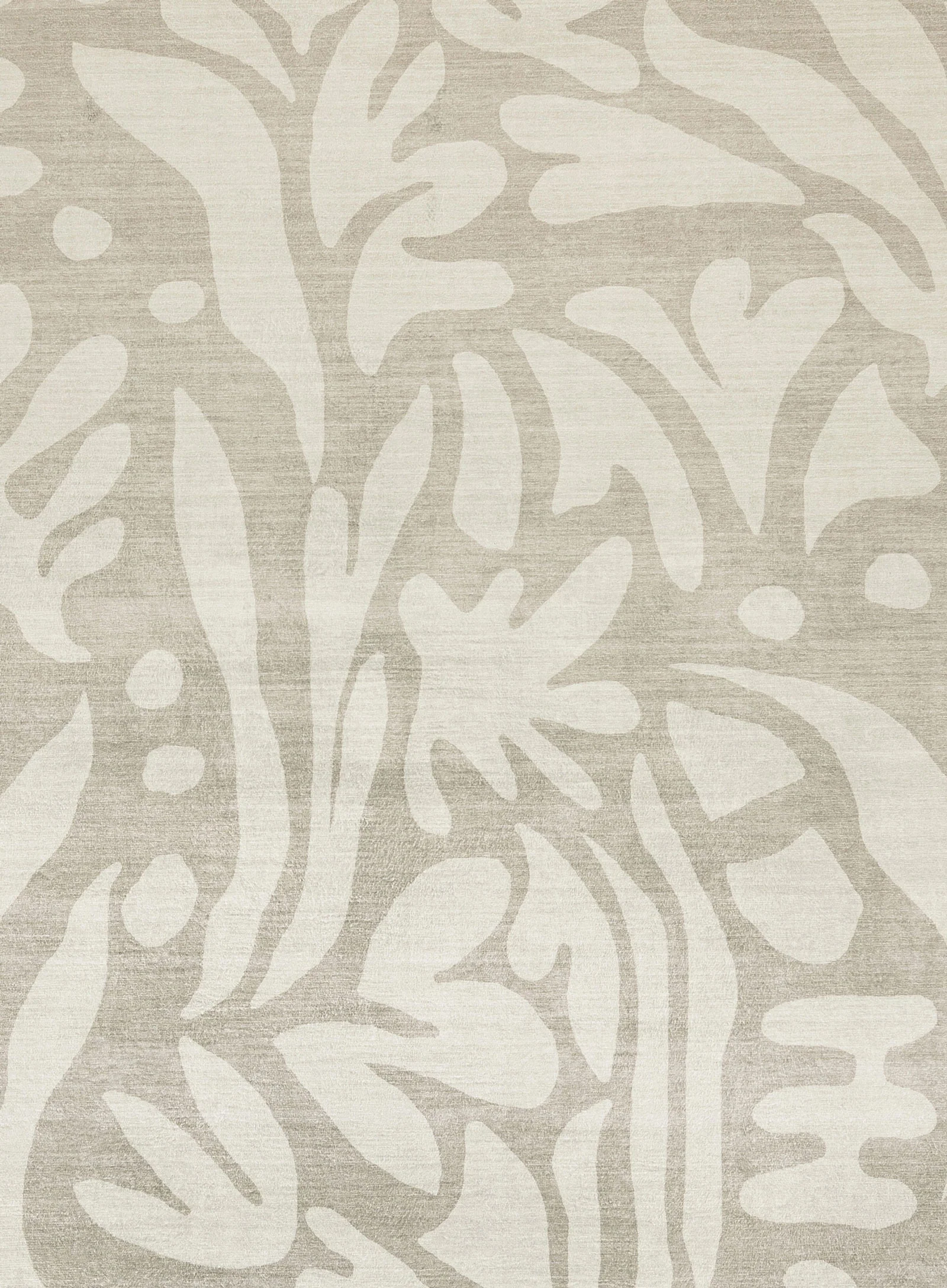 Gerda Green Grey Leaves Rollie Pollie Round Playmat - Image 12