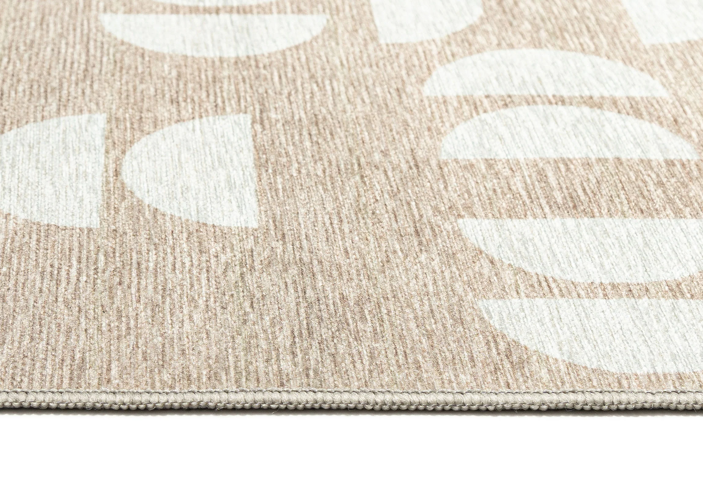 Gianna Beige Ivory Indoor Outdoor Washable Rug - Image 10