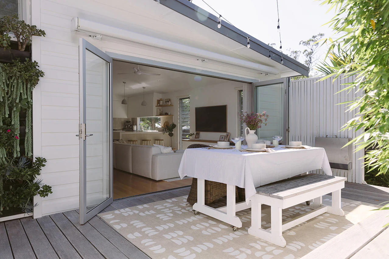 Gianna Beige Ivory Indoor Outdoor Washable Rug - Image 3