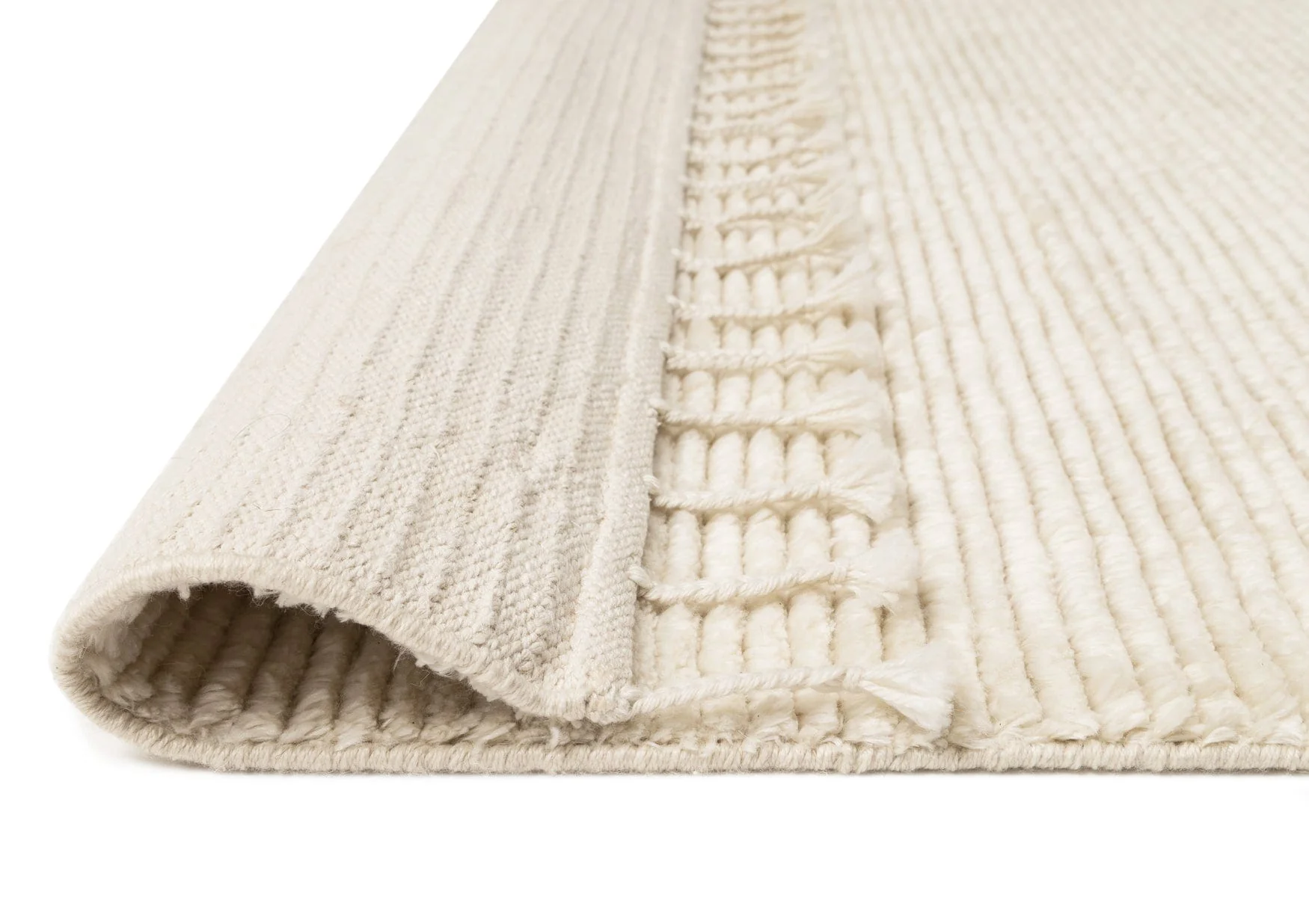 Ginta Luxe Ivory P.E.T Cut Pile Rug - Image 14
