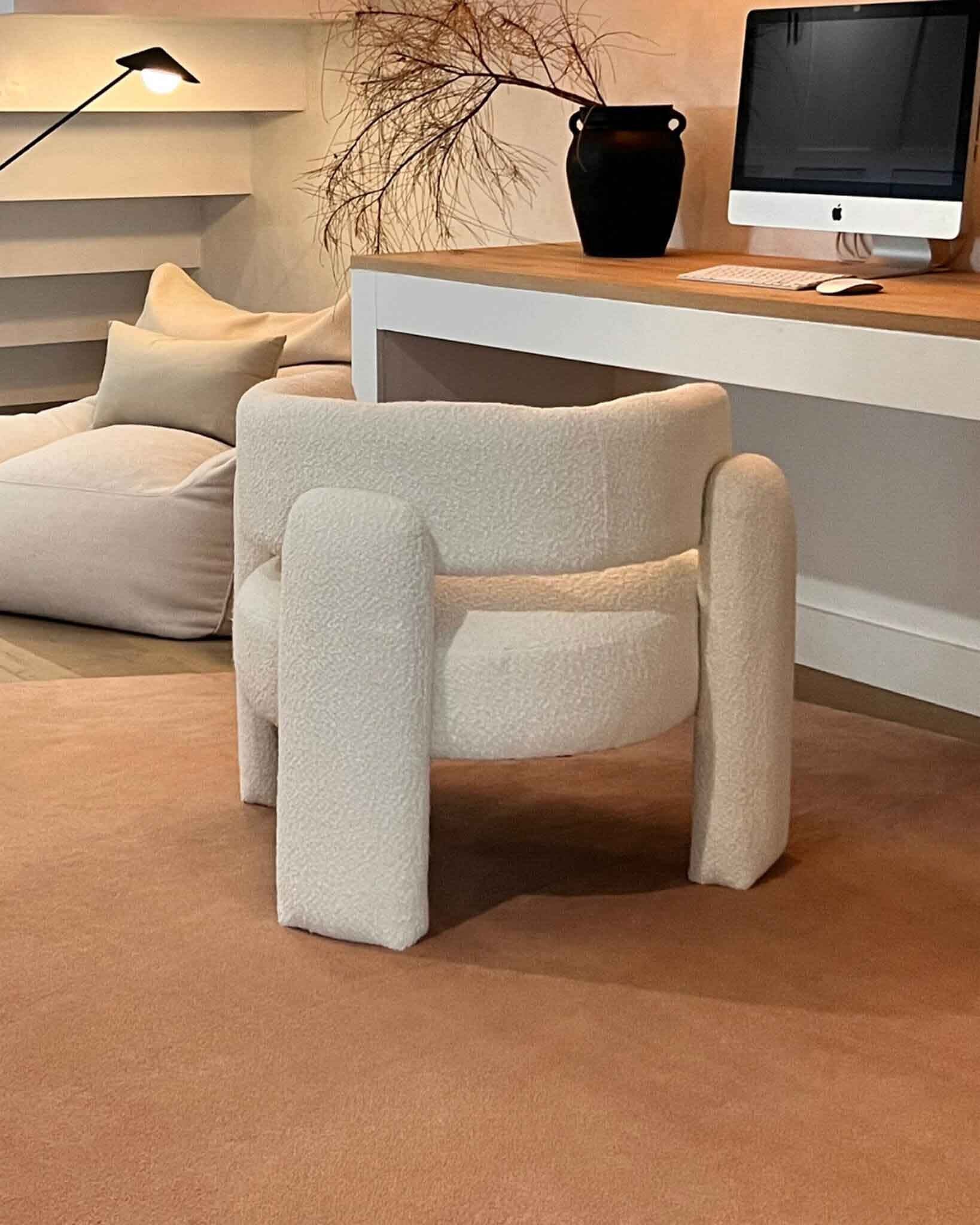 Golea Dark Beige Irregular Shape Washable Rug - Image 9