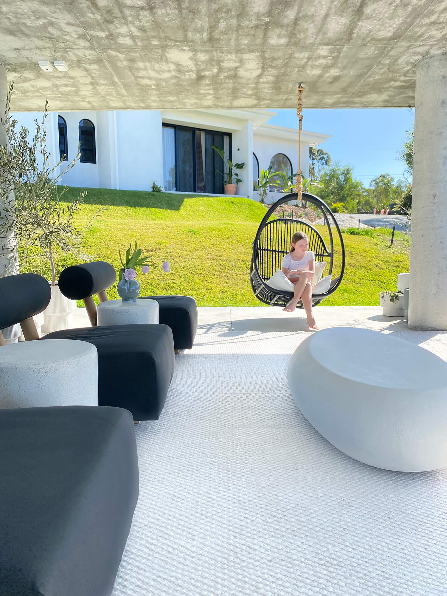 Greta Ivory Indoor Outdoor P.E.T Rug - Image 11