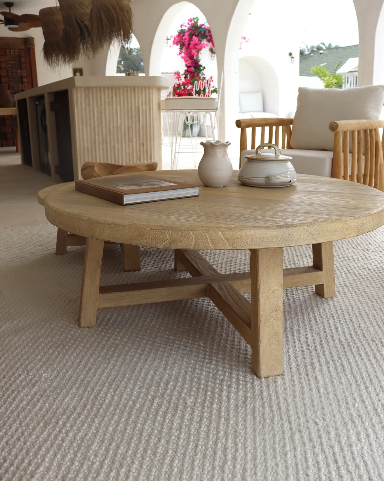 Greta Ivory Indoor Outdoor P.E.T Rug - Image 3