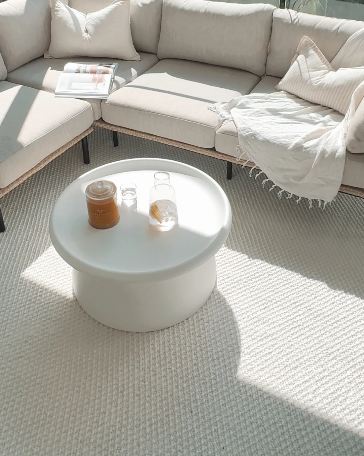 Greta Ivory Indoor Outdoor P.E.T Rug - Image 5