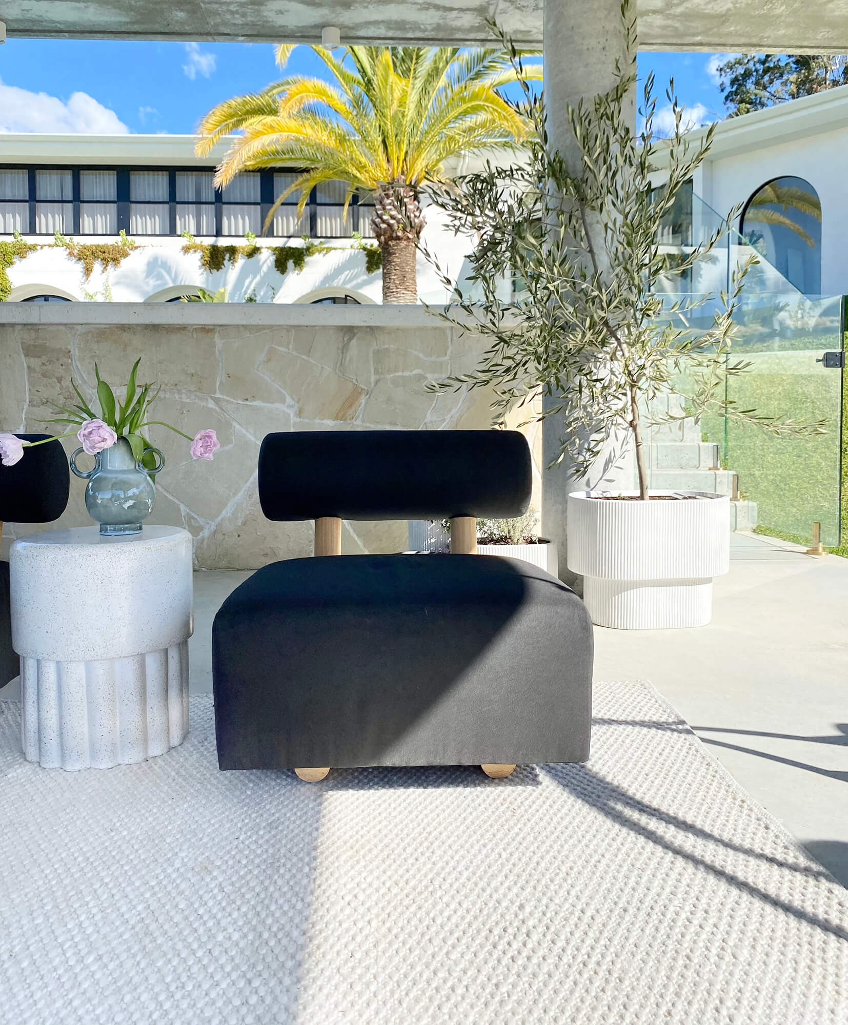 Greta Ivory Indoor Outdoor P.E.T Rug - Image 9
