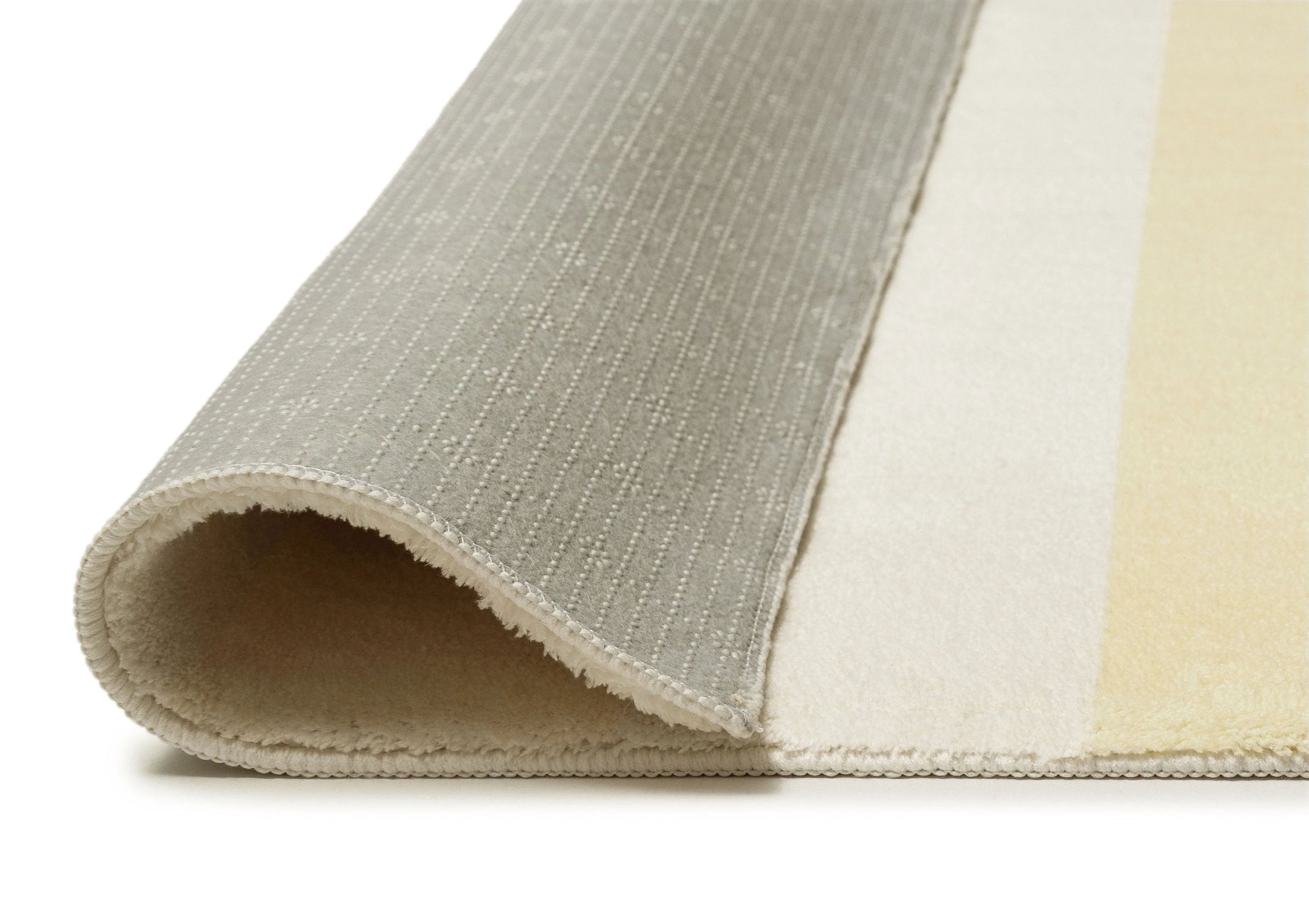 Griselda Yellow Cream Stripe Washable Rug - Image 11