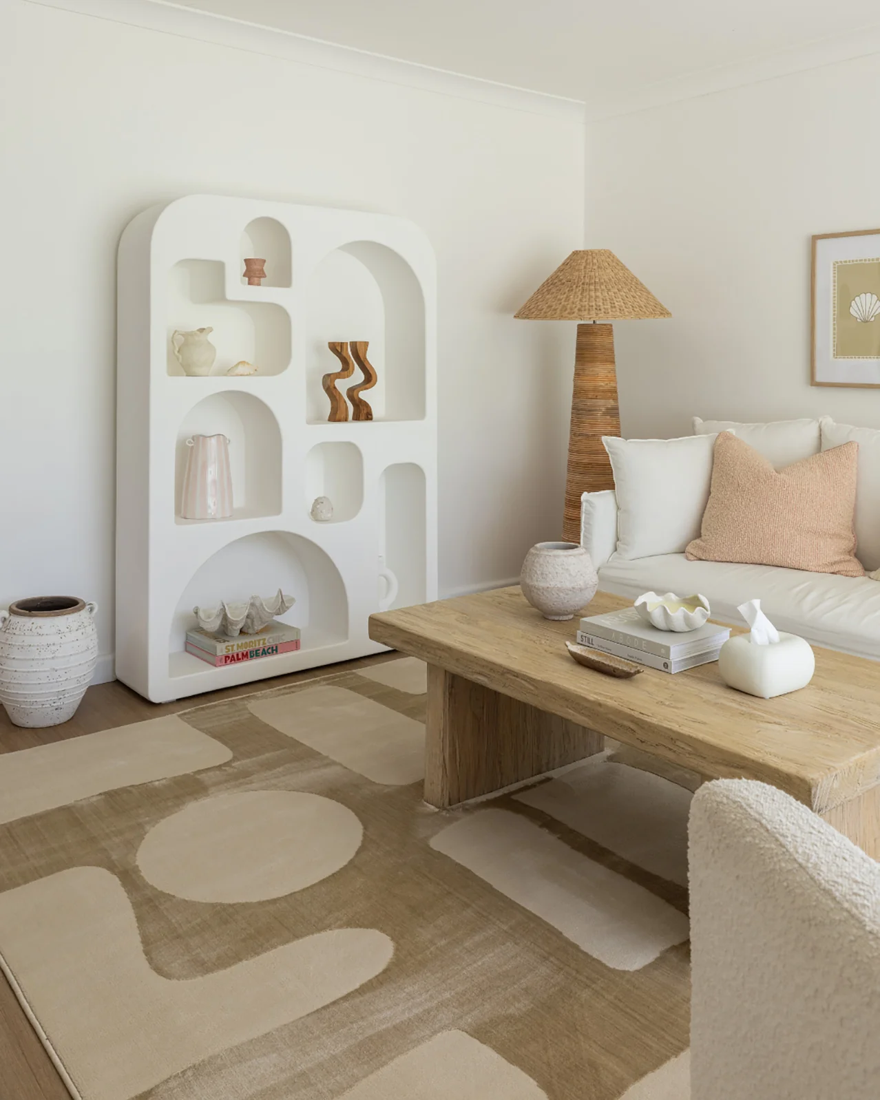 Hadessa Textured Geometric Neutral Rug - Image 3