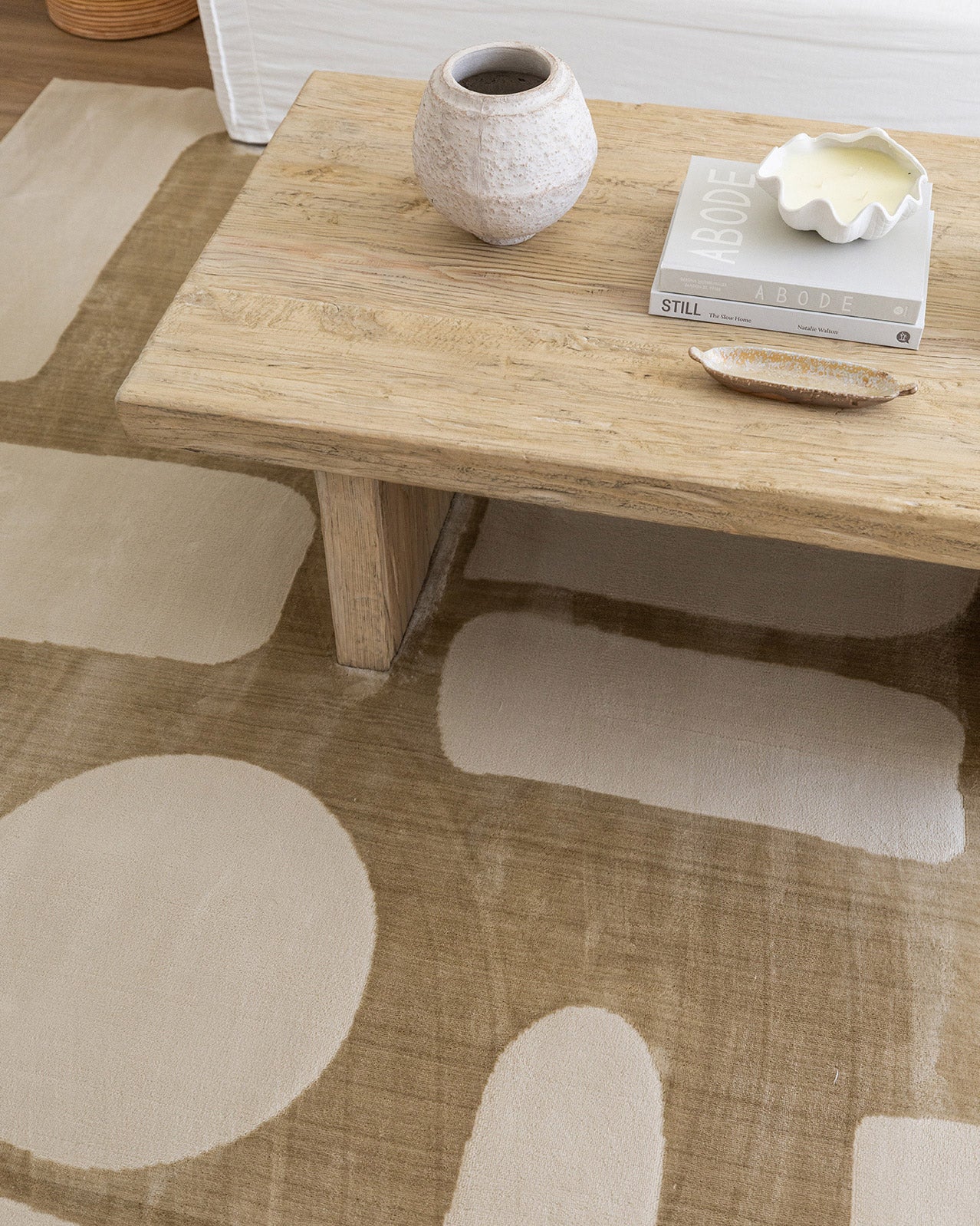 Hadessa Textured Geometric Neutral Rug - Image 5