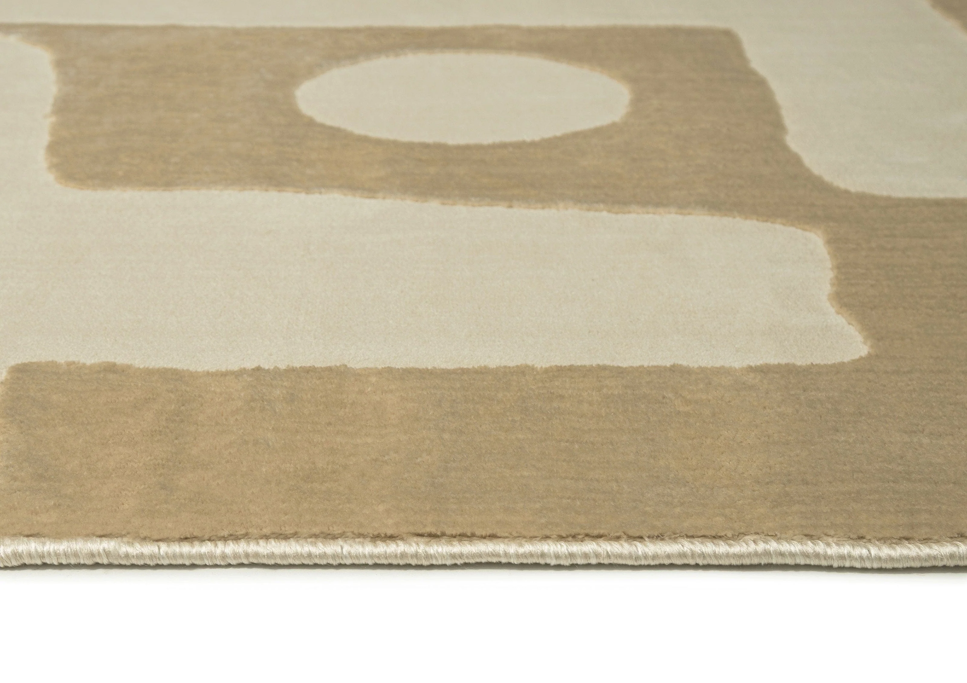 Hadessa Textured Geometric Neutral Rug - Image 8