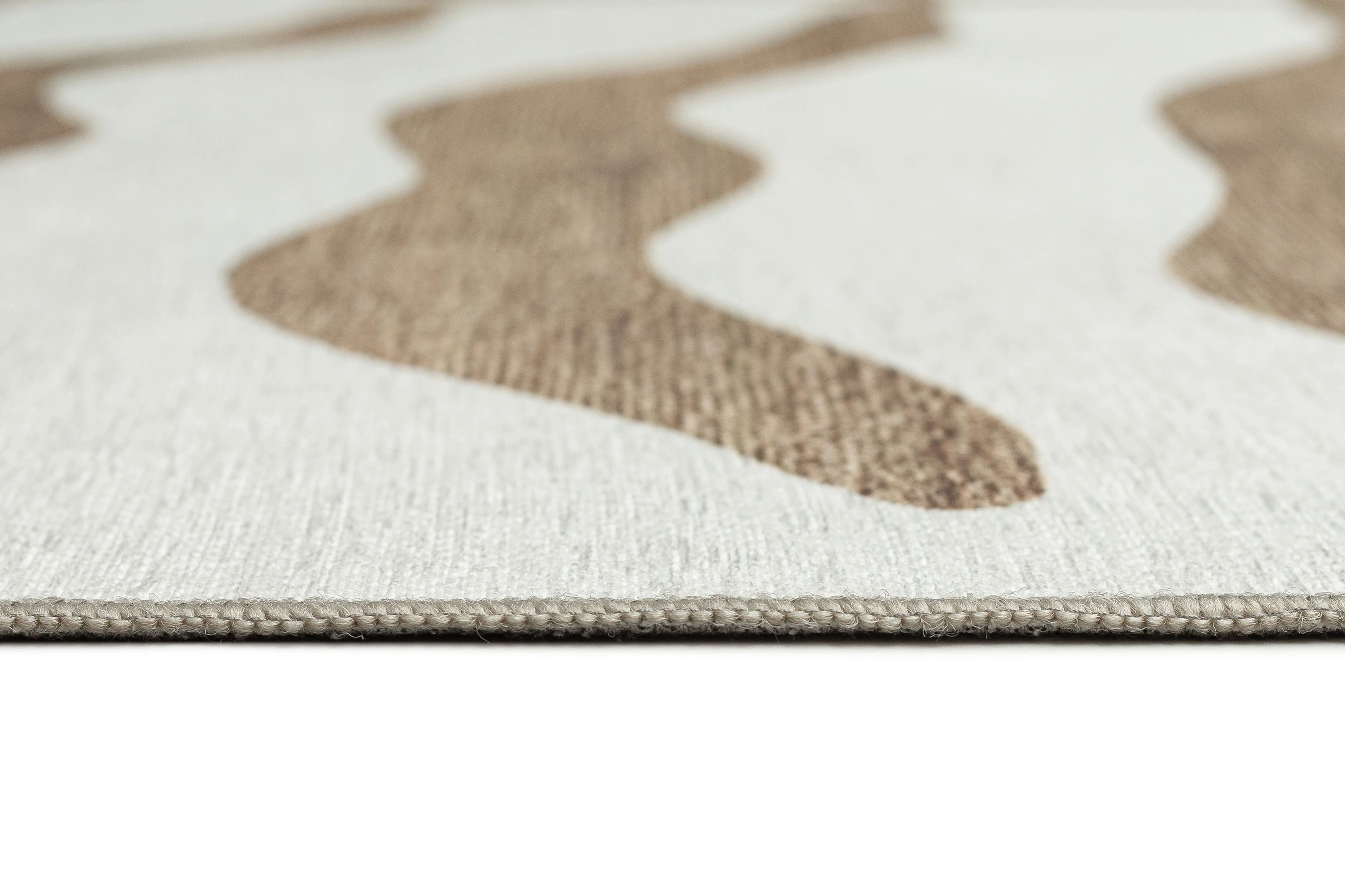 Hanako Beige Cream Indoor Outdoor Washable Rug - Image 14