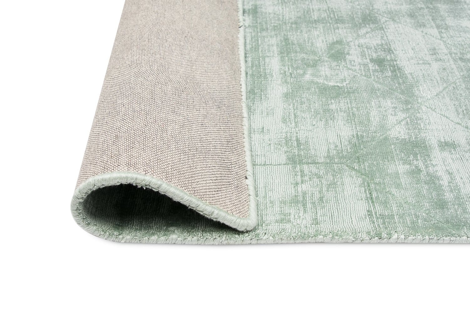 Harley Mint Green Geometric Viscose Rug - Image 10