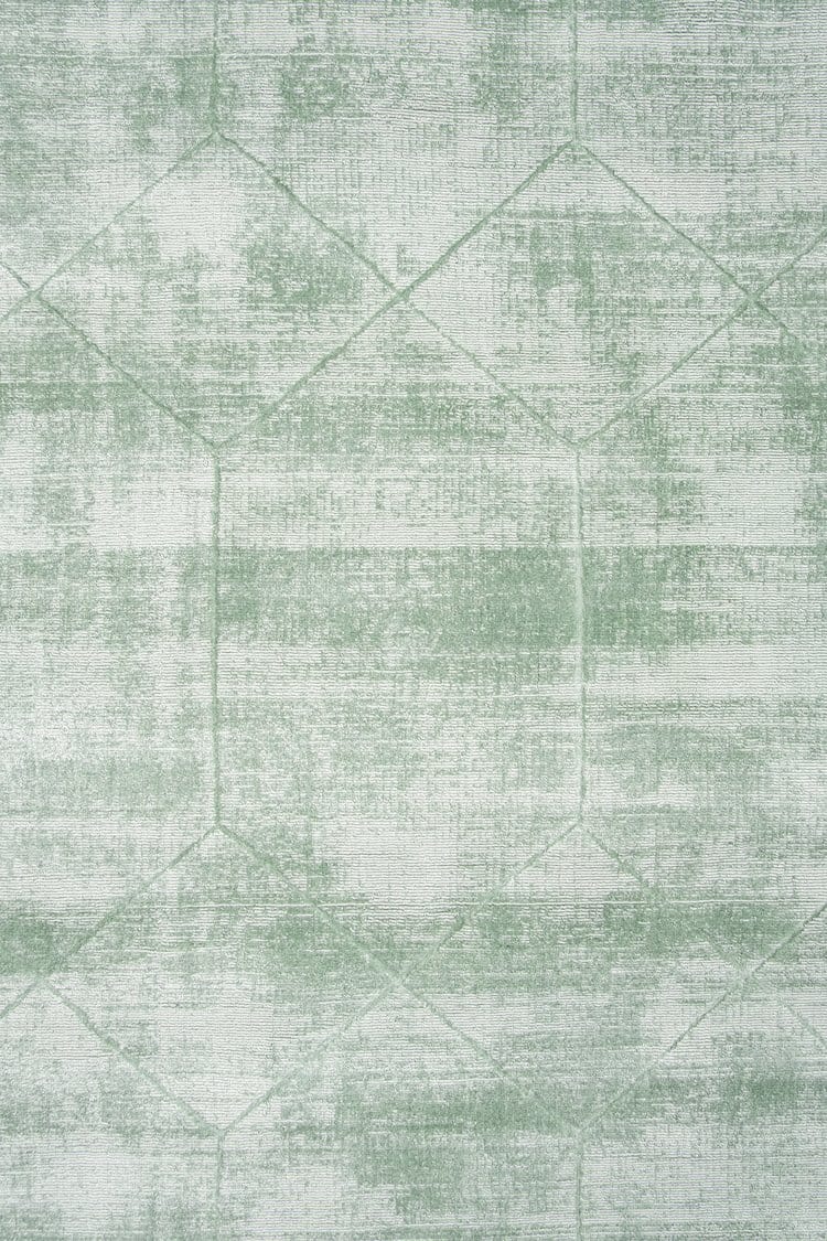 Harley Mint Green Geometric Viscose Rug - Image 11