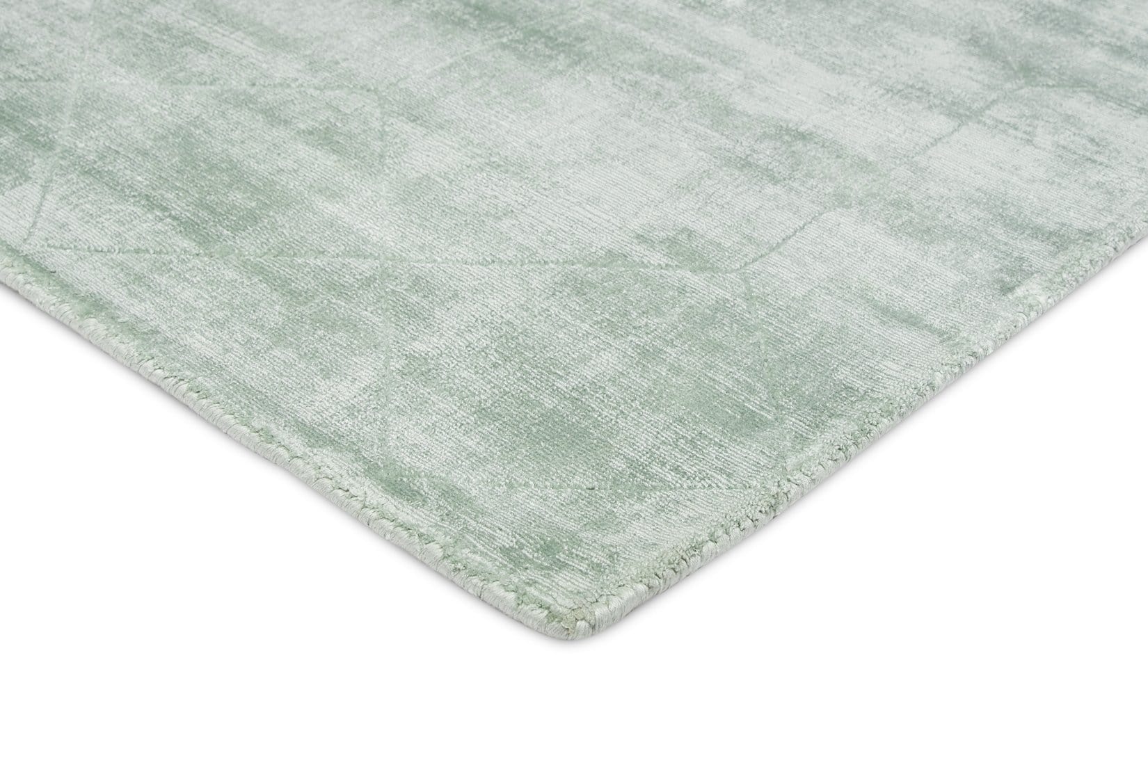 Harley Mint Green Geometric Viscose Rug - Image 8