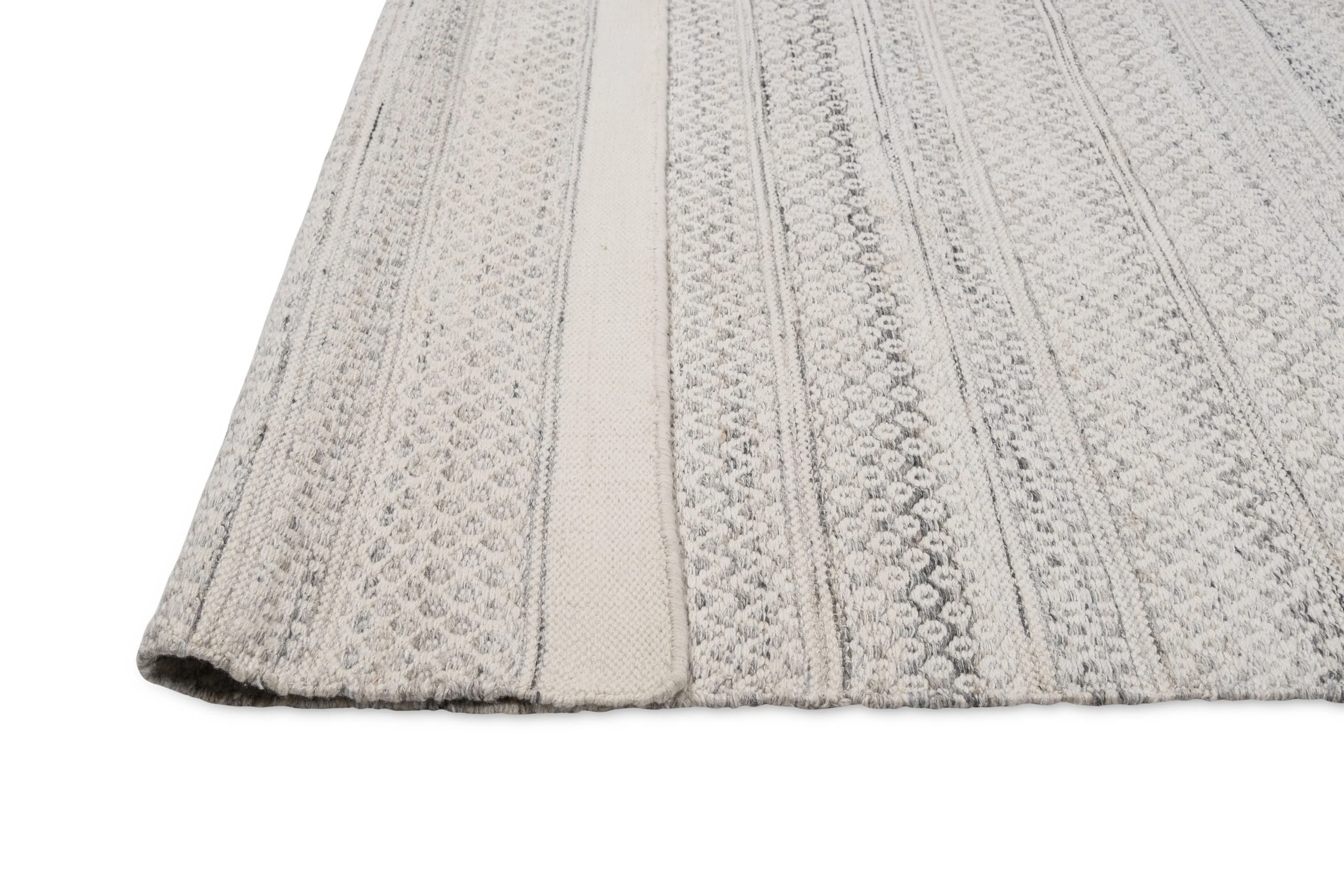 Hazel Cream and Grey Indoor Outdoor P.E.T Rug - Image 10