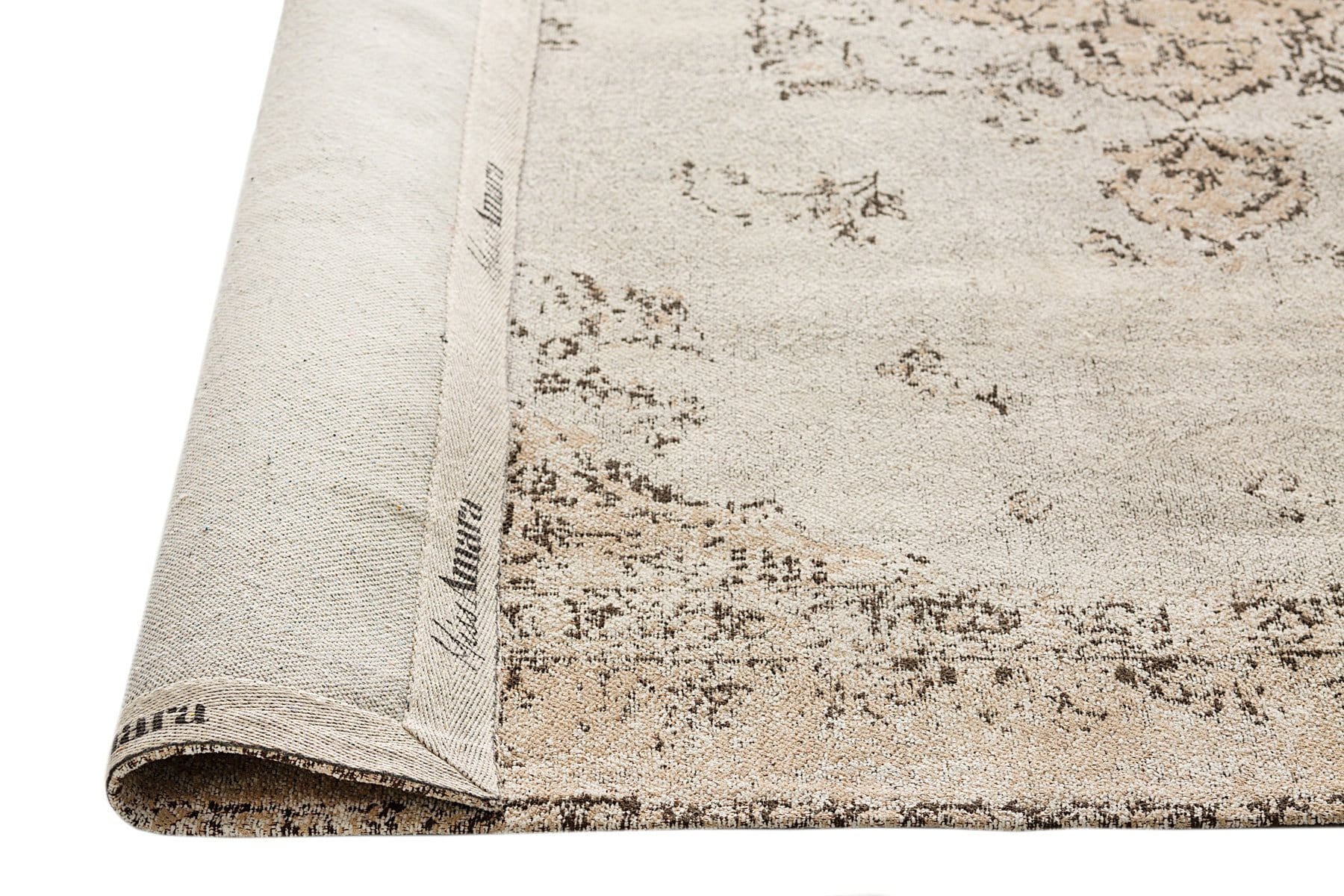 Helena White and Peach Turkish Style Distressed Rug - Image 15