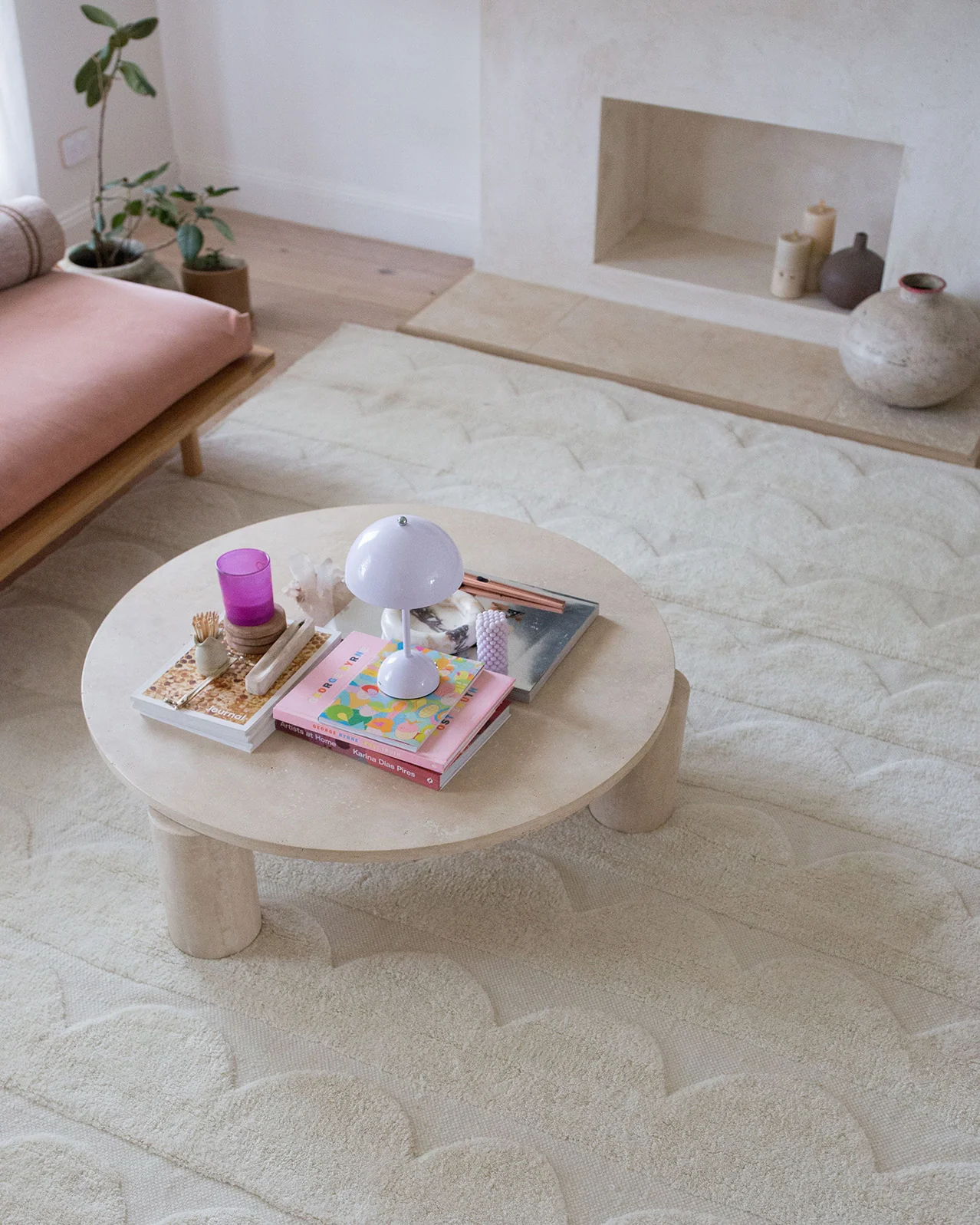 Hikari Ivory Scallop Washable Wool Rug - Image 5