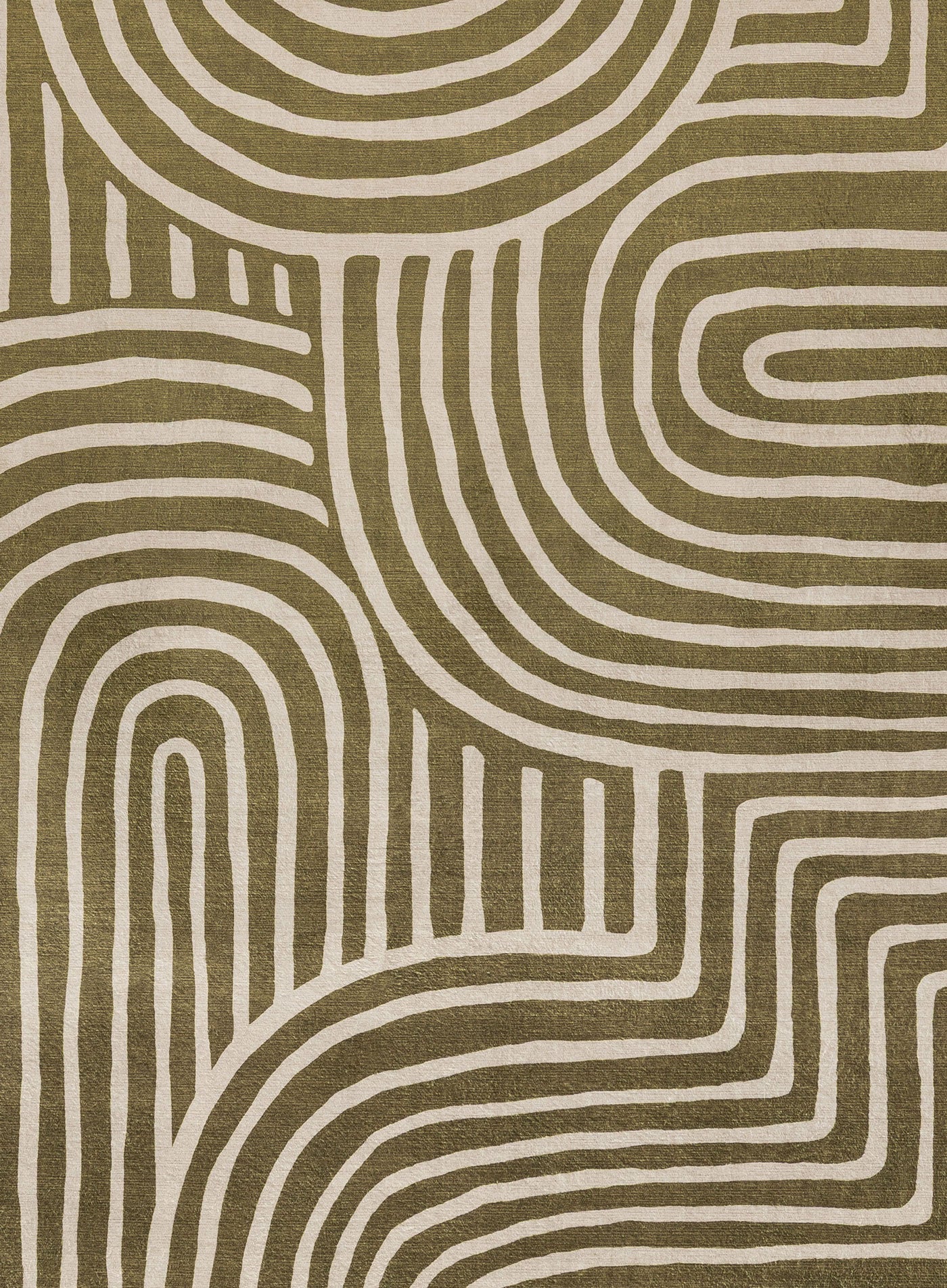 Iloa Green Abstract Rollie Pollie Round Playmat - Image 7