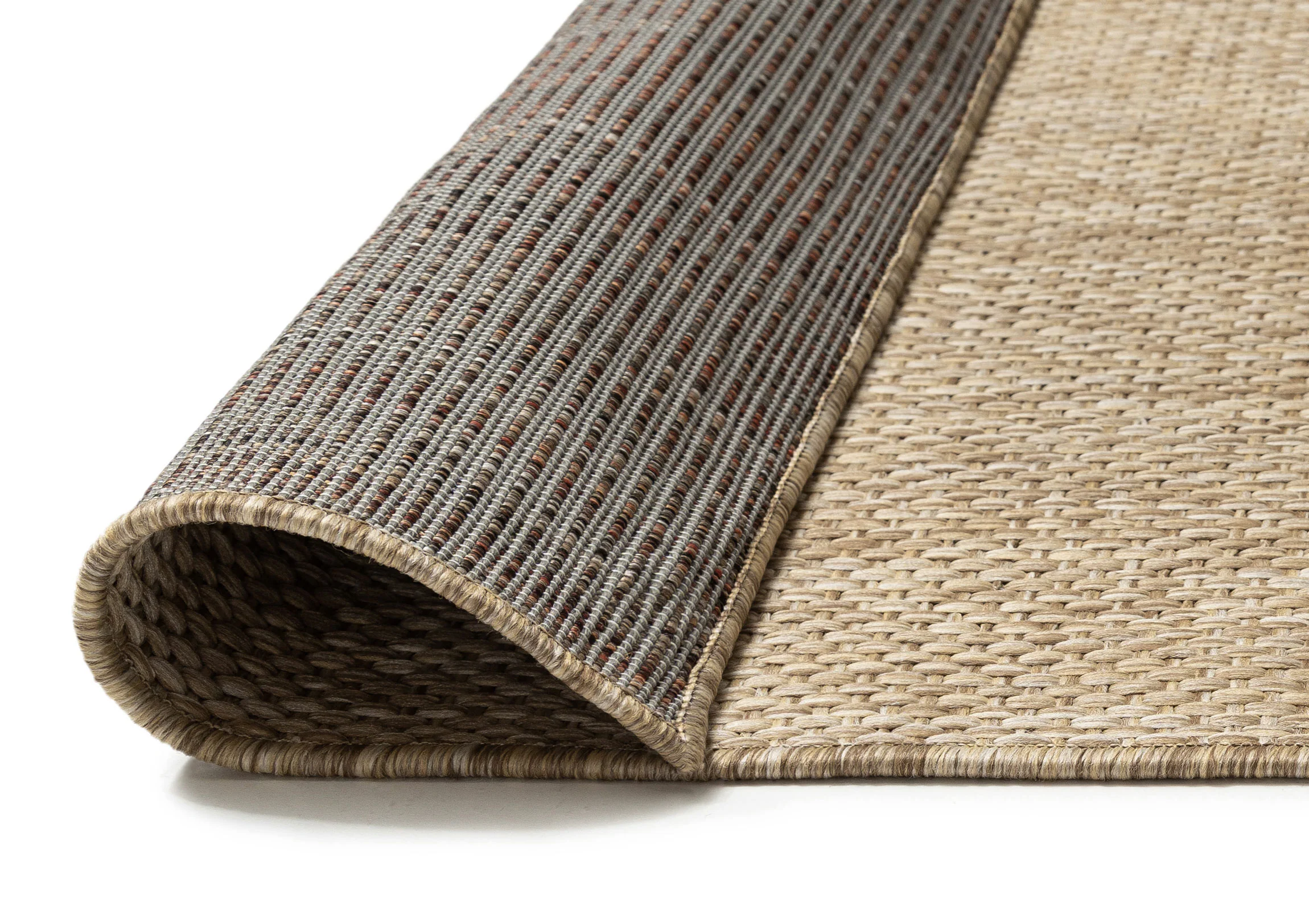 Ilya Sandy Beige Woven Indoor Outdoor Rug - Image 9