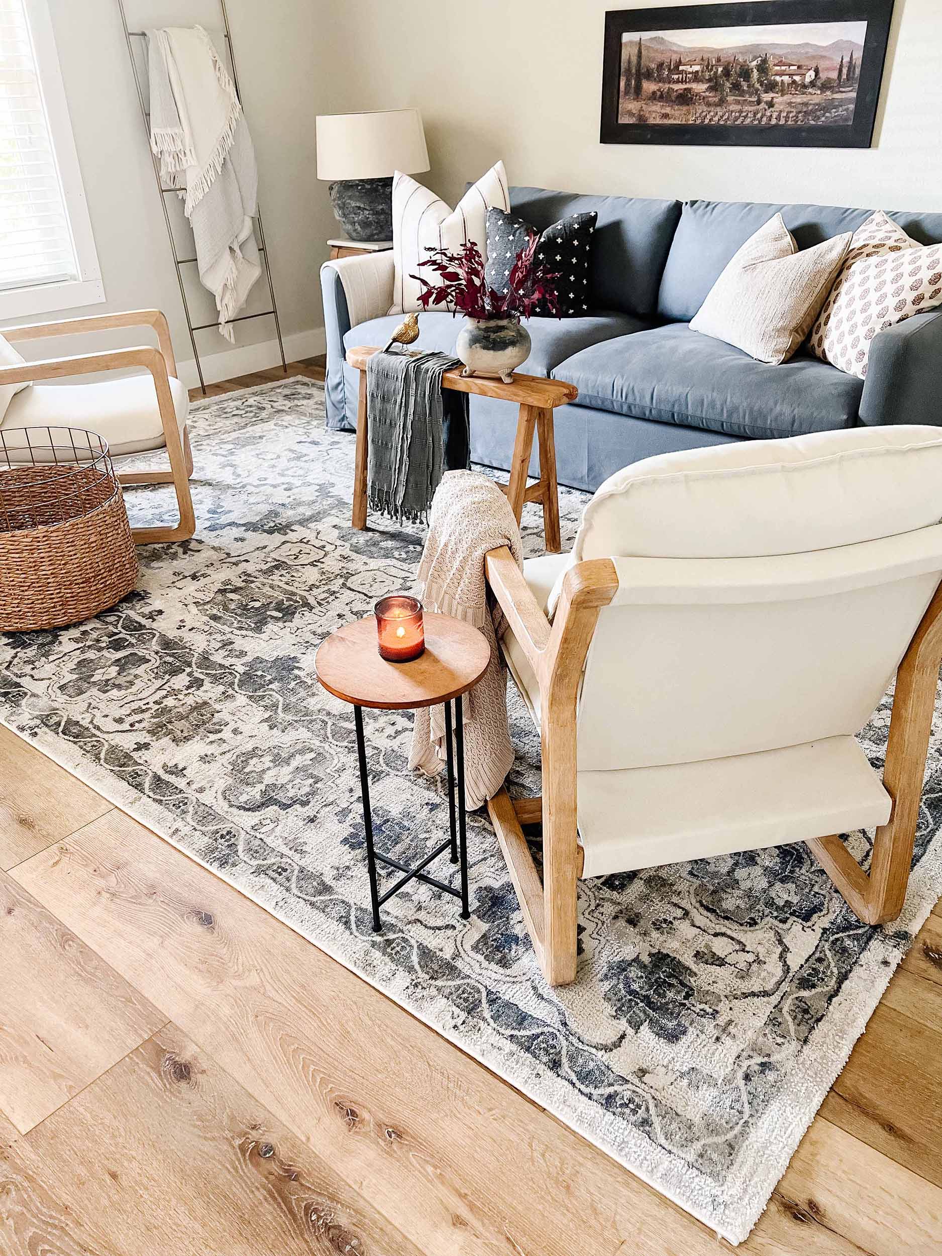 Iman Blue and Grey Transitional Rug - Image 10