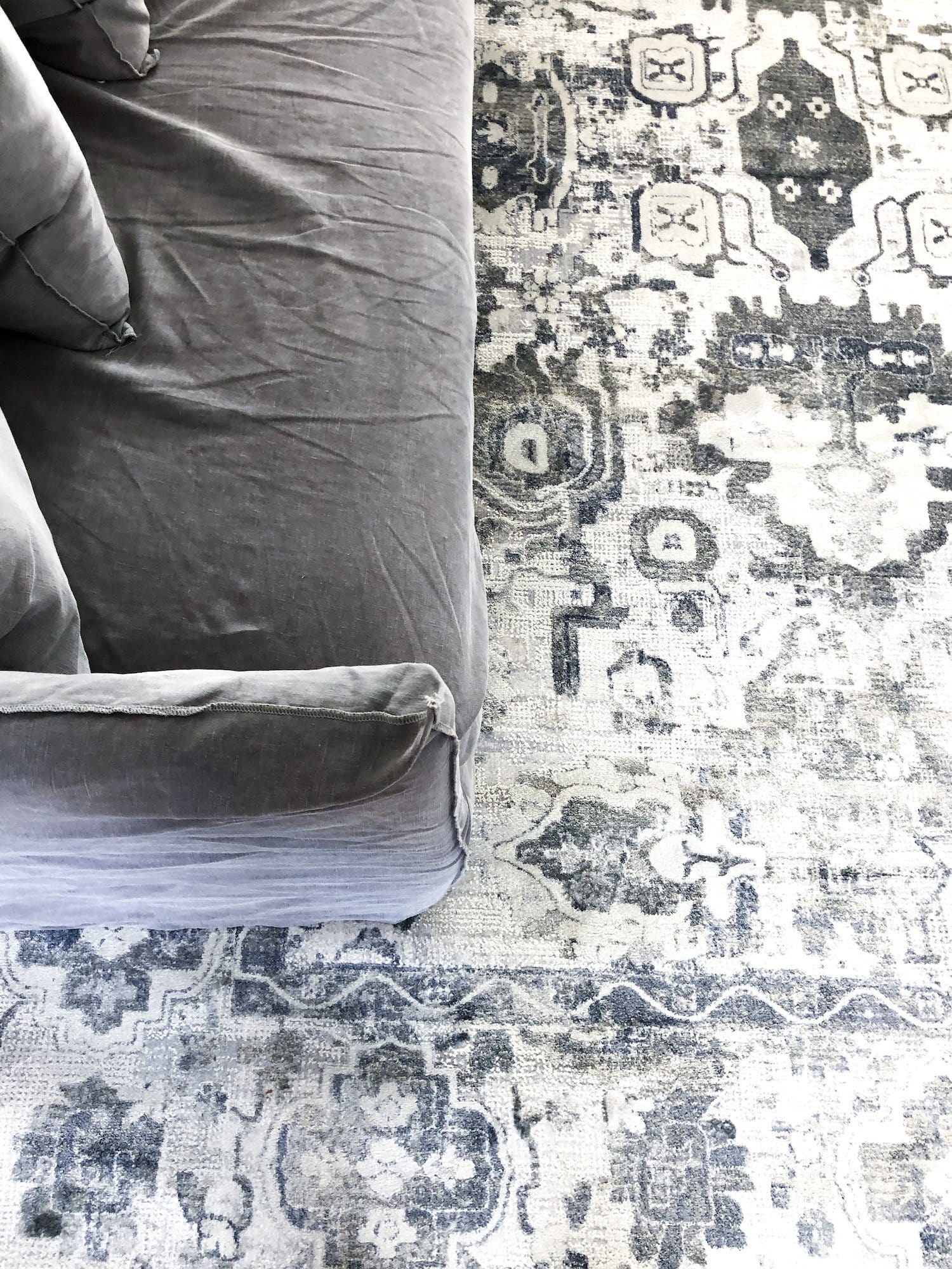 Iman Blue and Grey Transitional Rug - Image 13