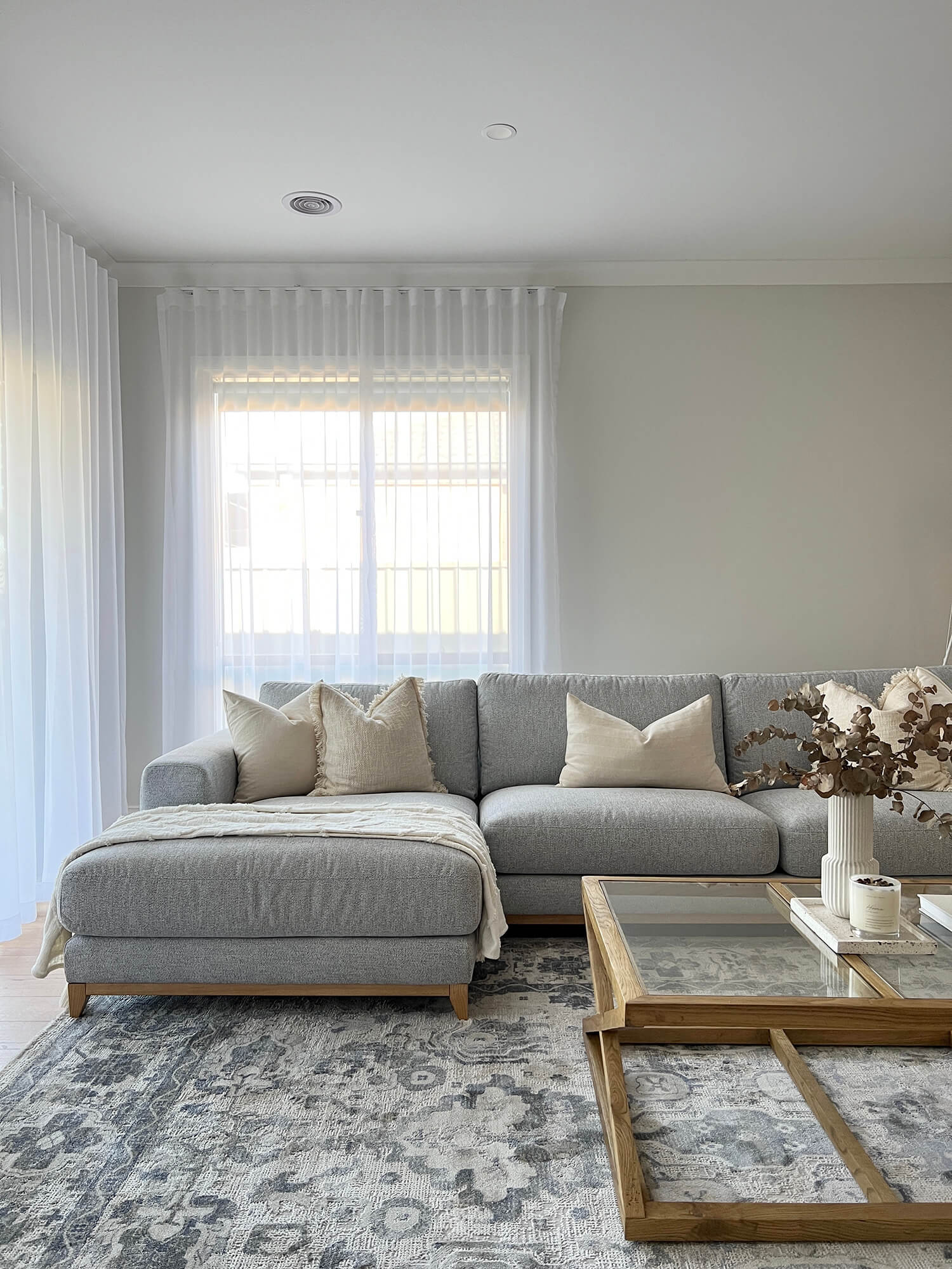Iman Blue and Grey Transitional Rug - Image 5
