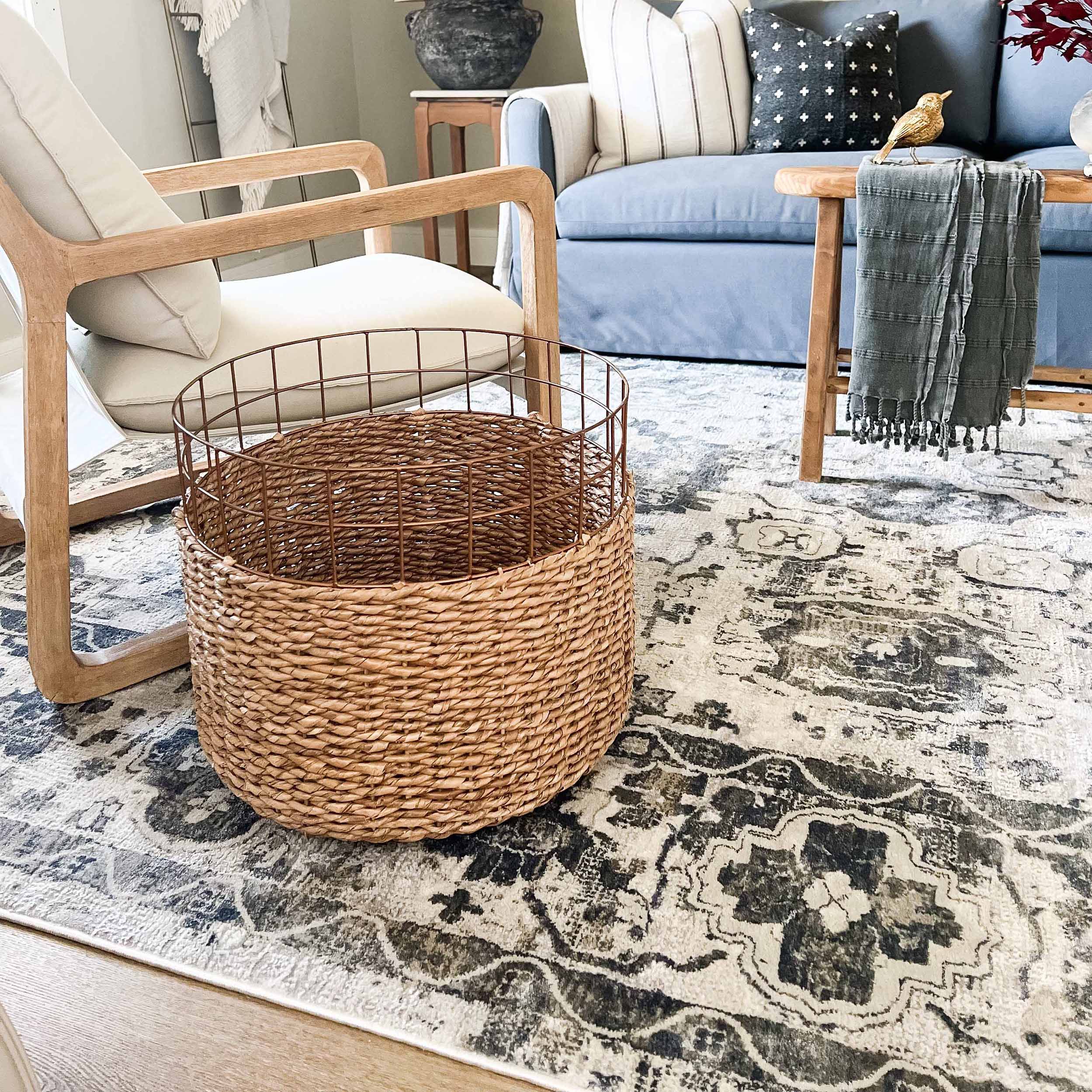 Iman Blue and Grey Transitional Rug - Image 7