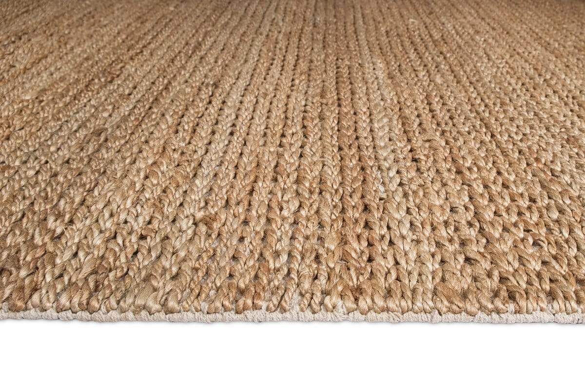 Indigo Natural Tan Braided Jute Rug - Image 13