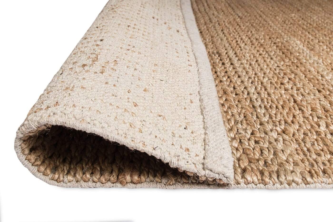 Indigo Natural Tan Braided Jute Rug - Image 14