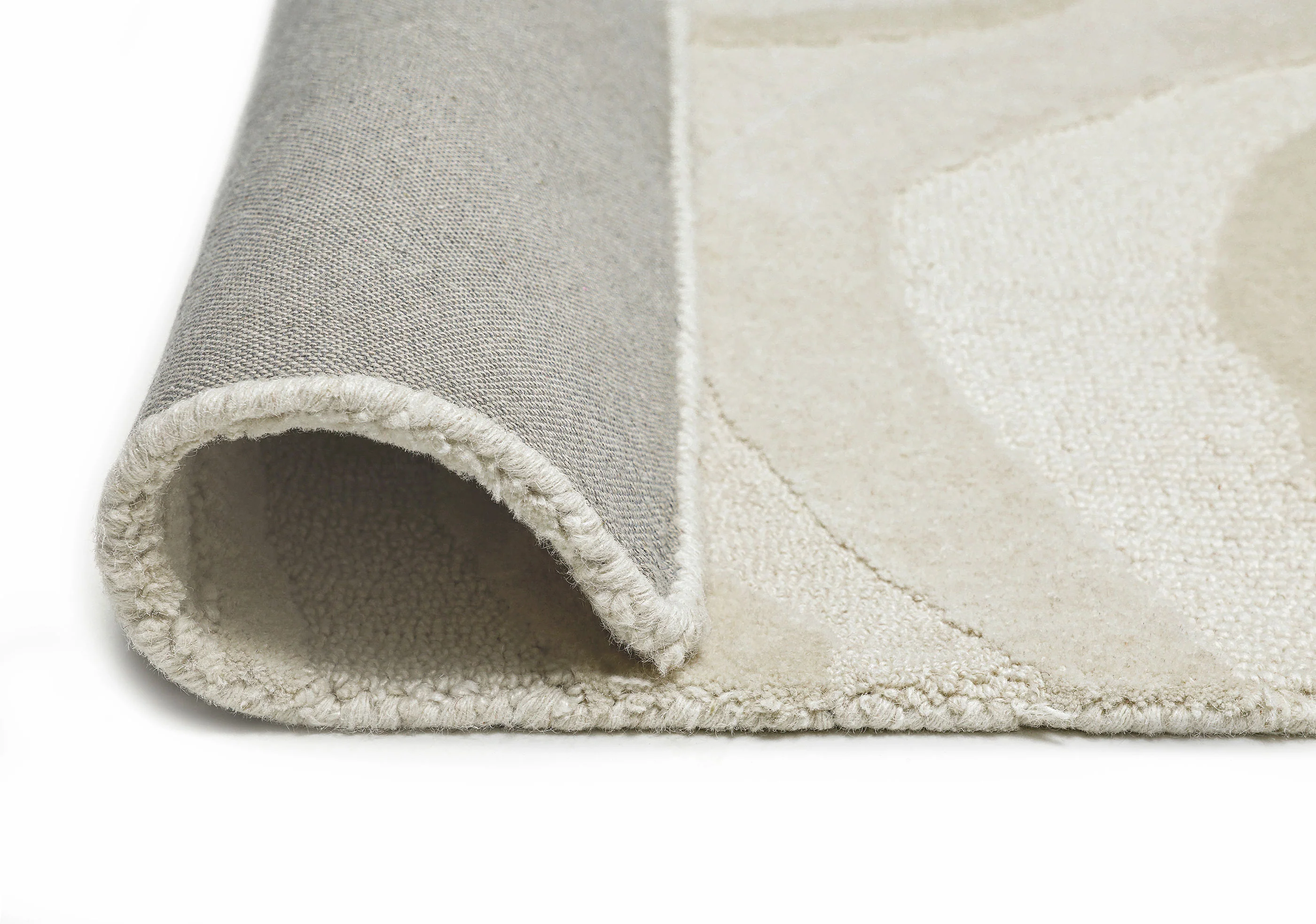 Innaya Neutral Abstract Hand-Tufted Wool Rug - Image 10