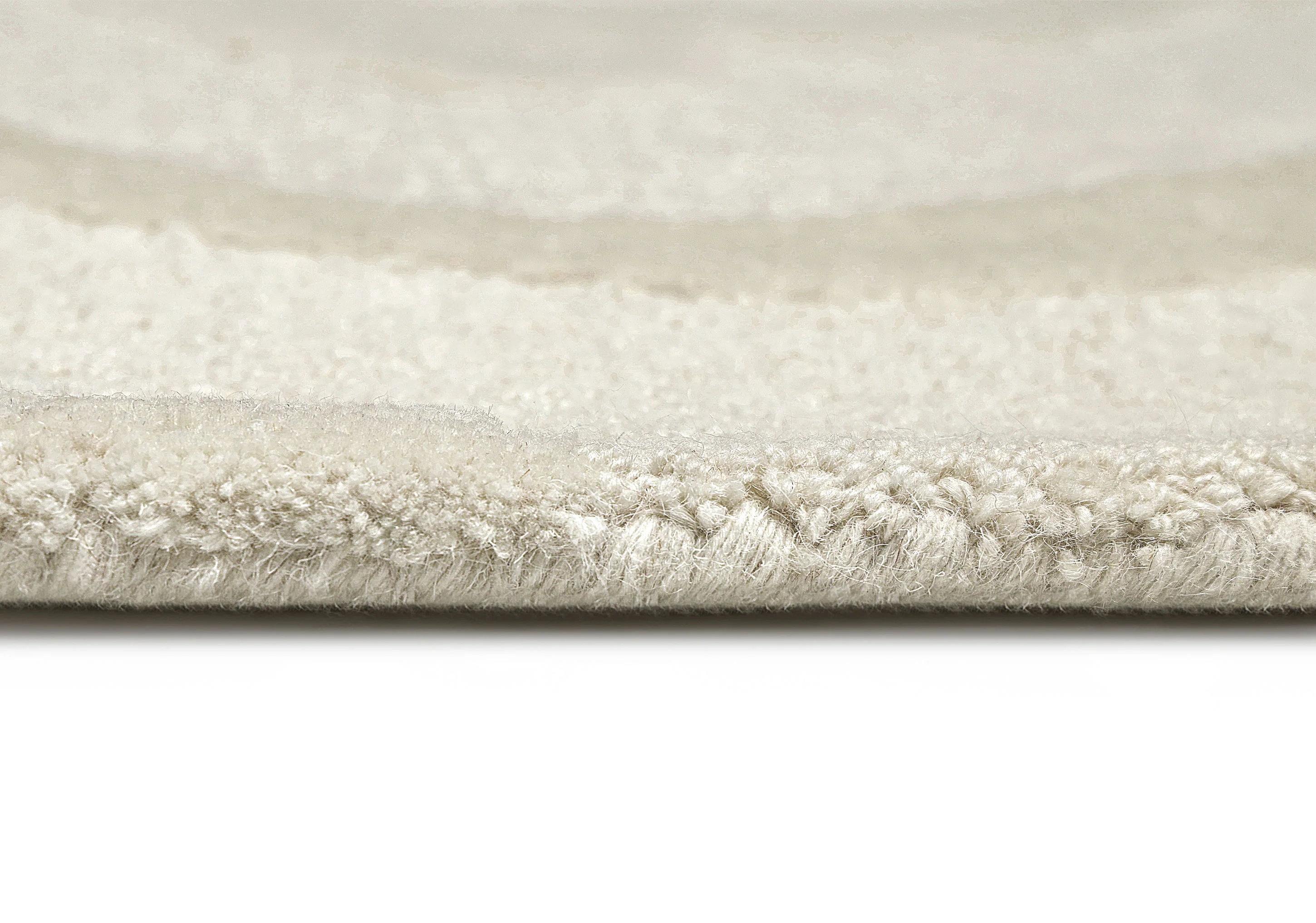 Innaya Neutral Abstract Hand-Tufted Wool Rug - Image 9