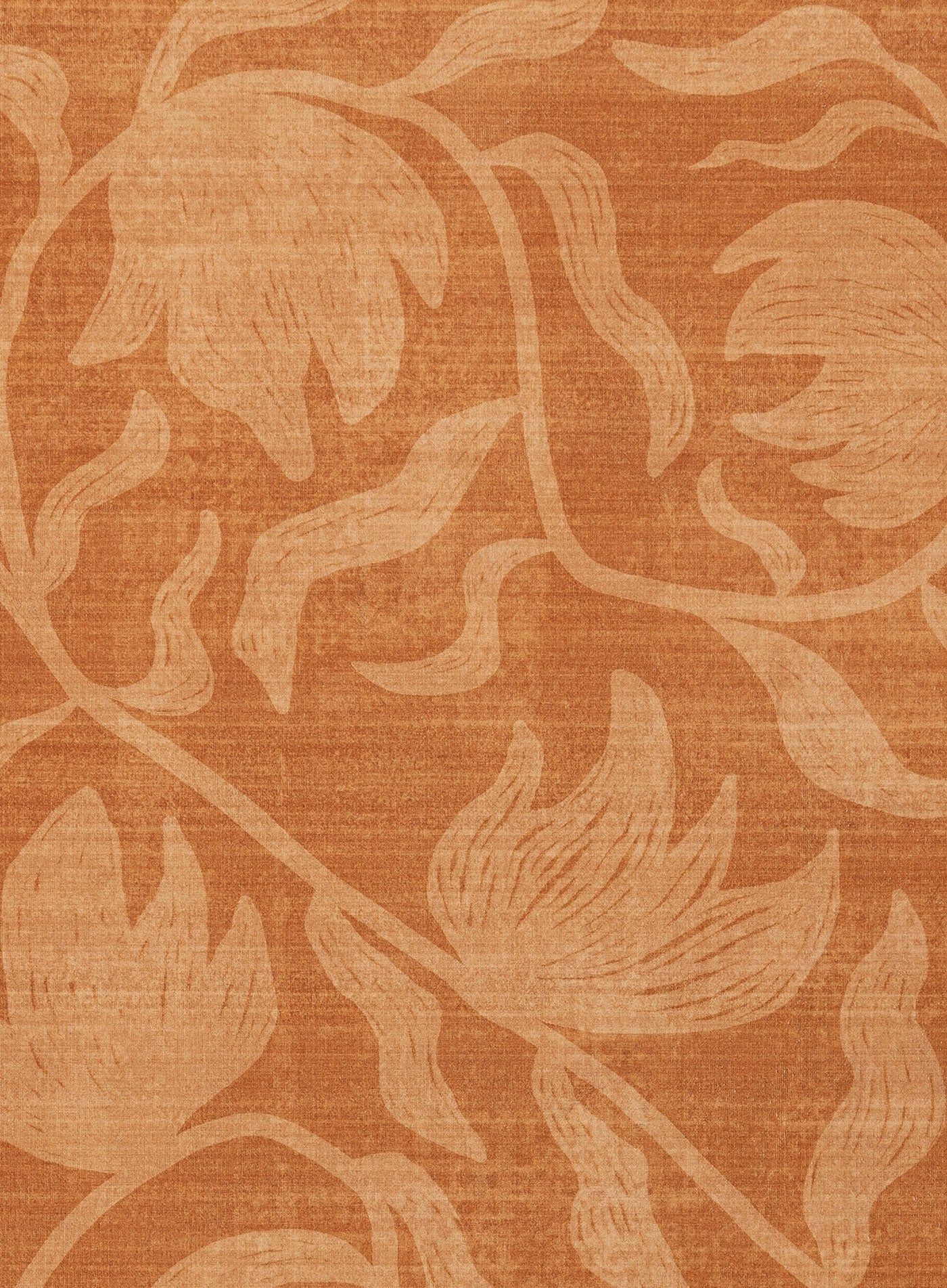 Iras Rust Botanical Washable Rug - Image 11