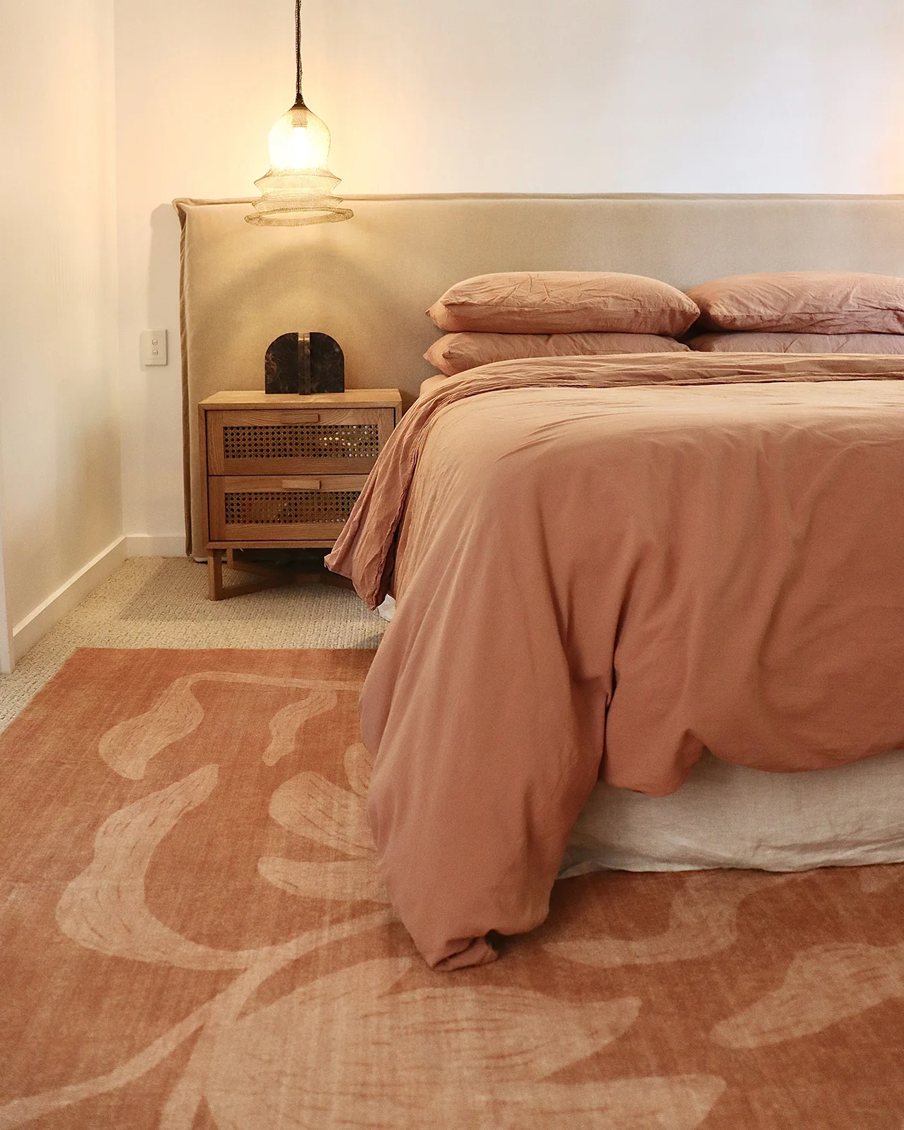 Iras Rust Botanical Washable Rug - Image 6