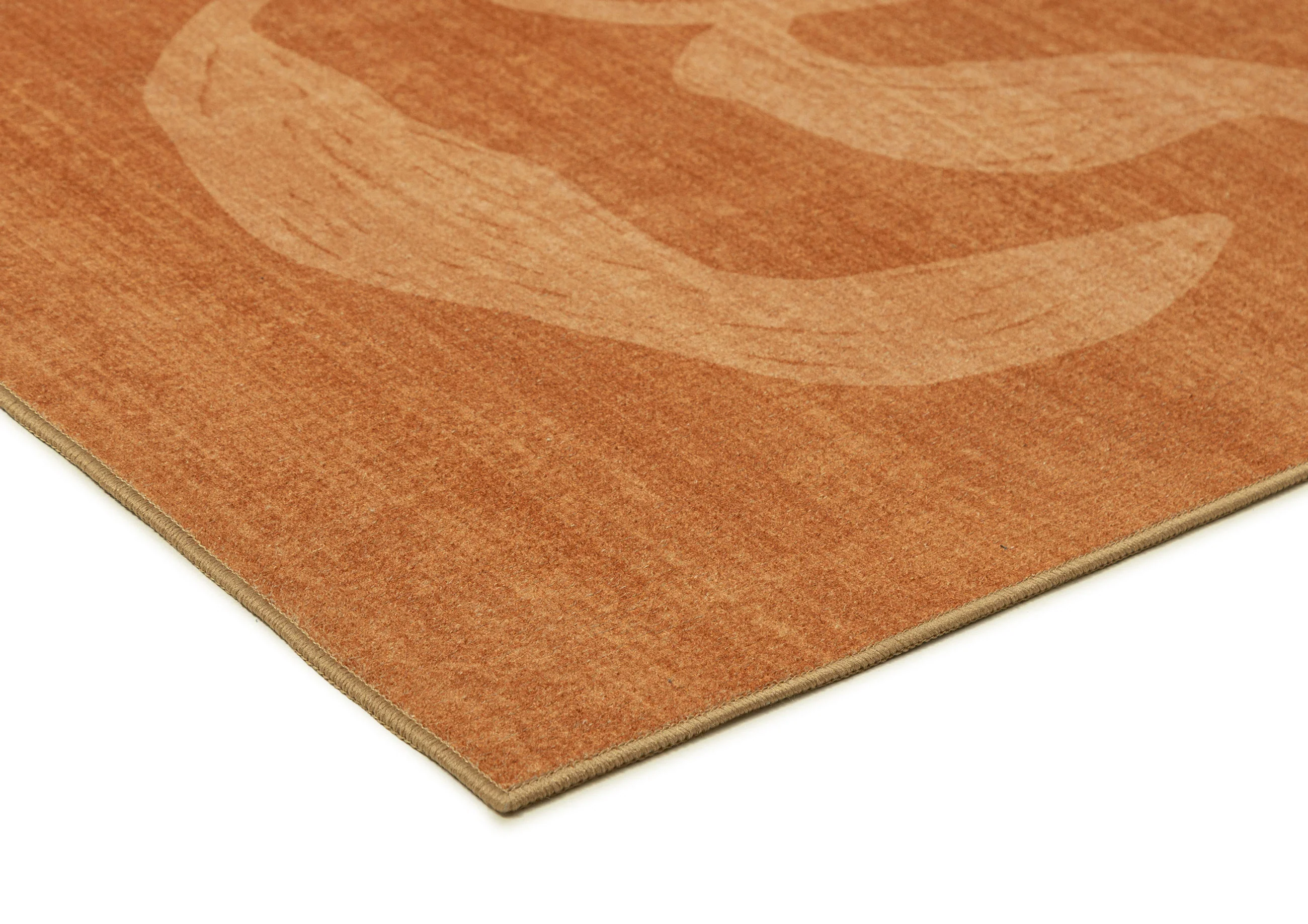 Iras Rust Botanical Washable Rug - Image 8