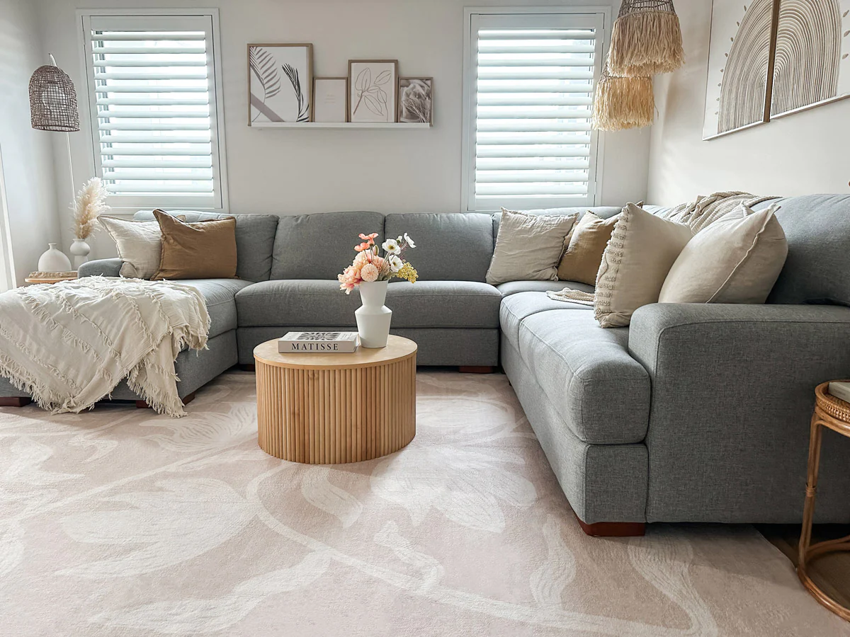 Irene Beige Botanical Washable Rug - Image 8