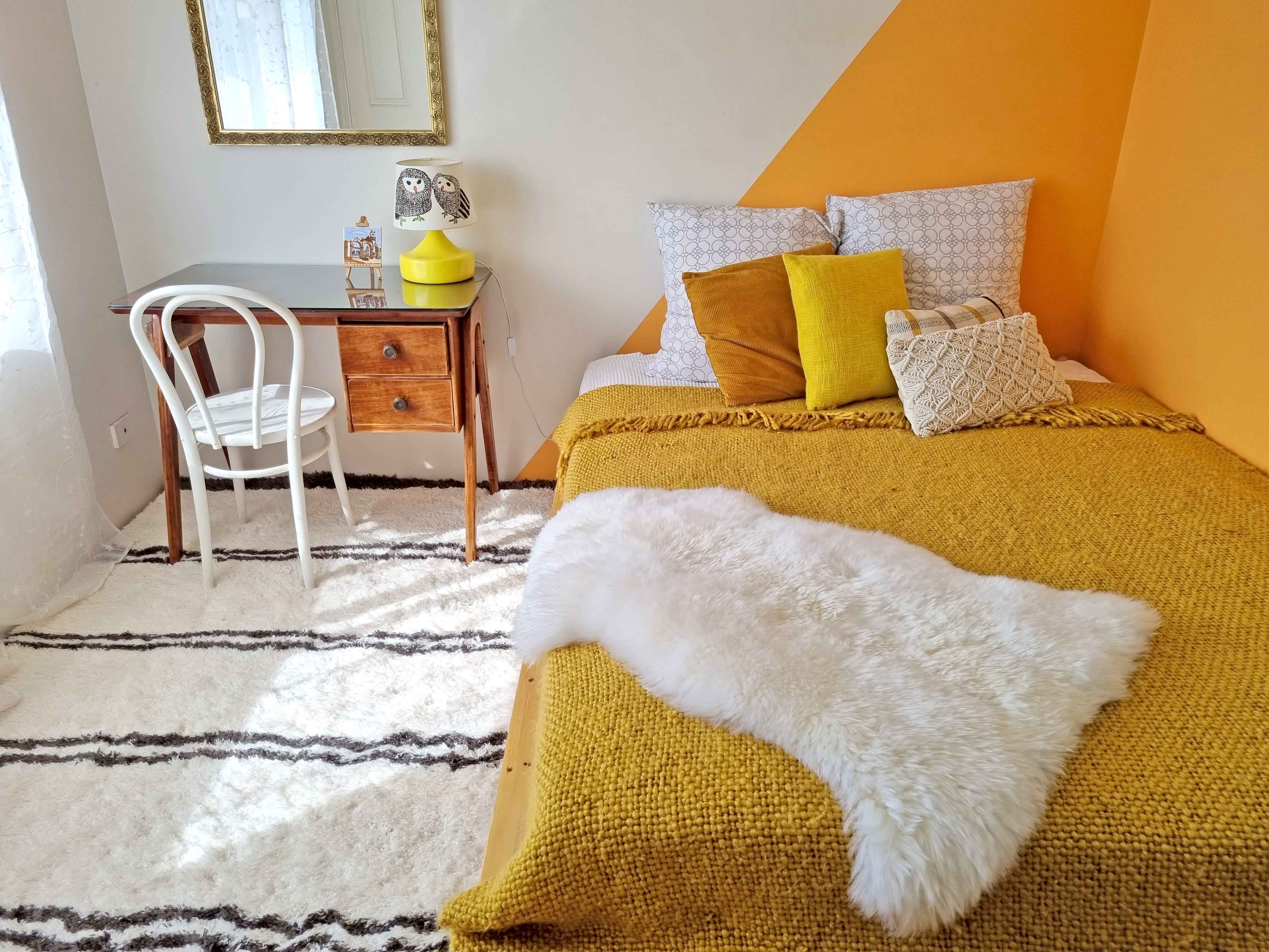 Irina Ivory And Charcoal Grey Shag Rug - Image 8