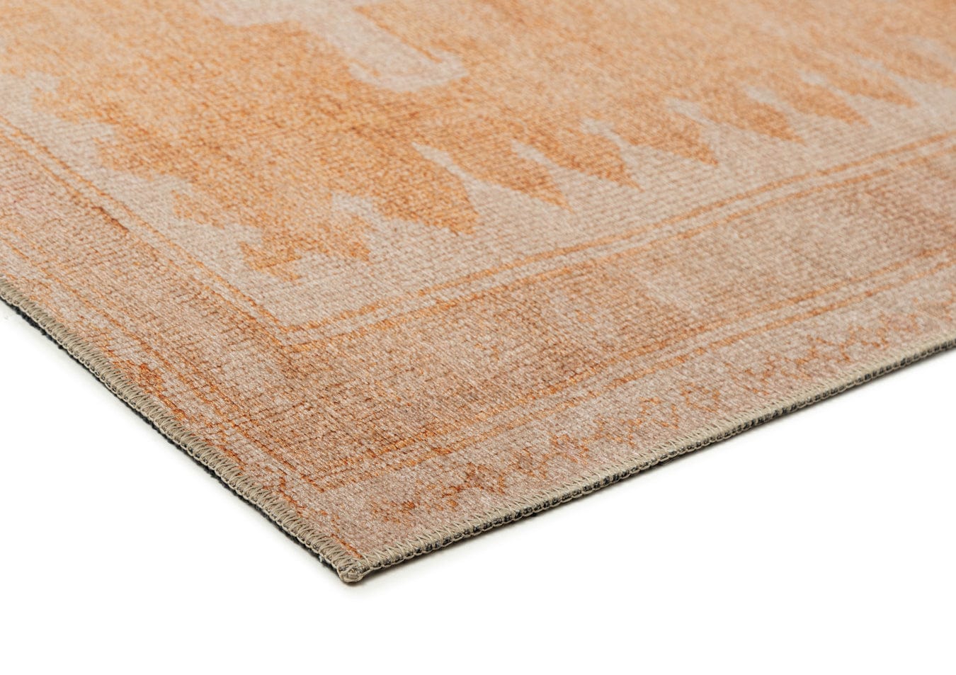 Isola Cream and Rust Tribal Washable Rug - Image 8