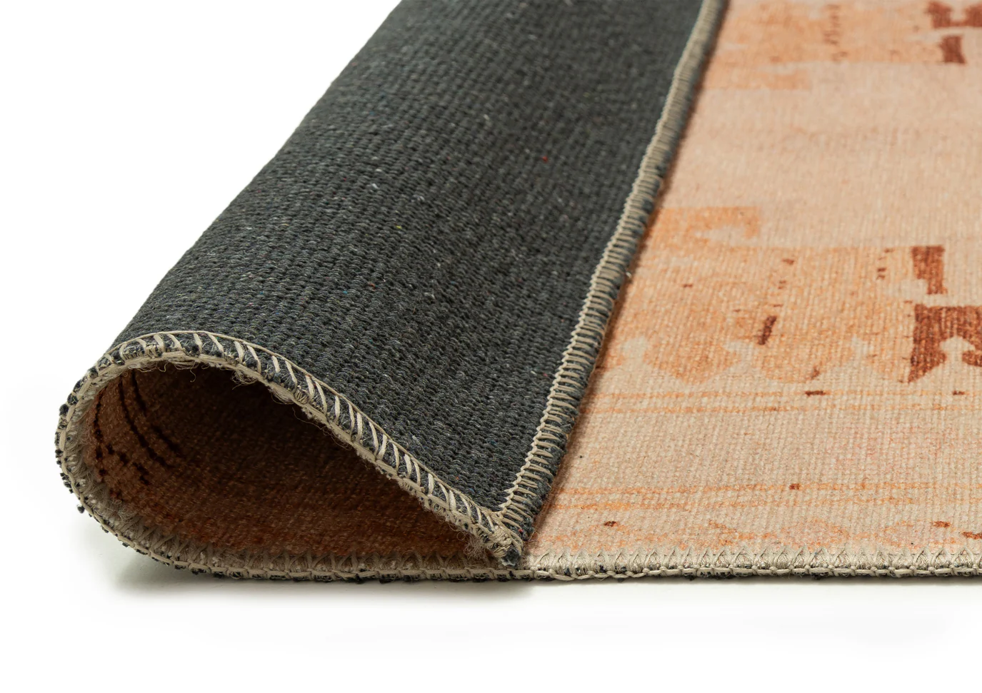 Isola Cream and Rust Tribal Washable Runner Rug - Image 8