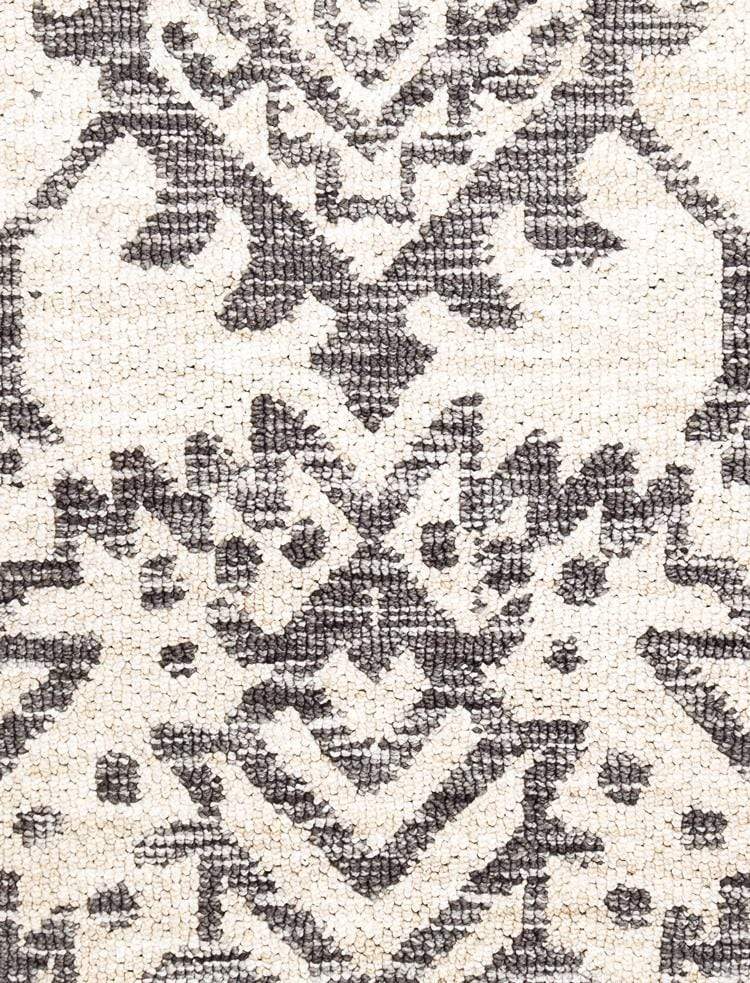 Issey Ivory And Grey Tribal Rug - Image 11