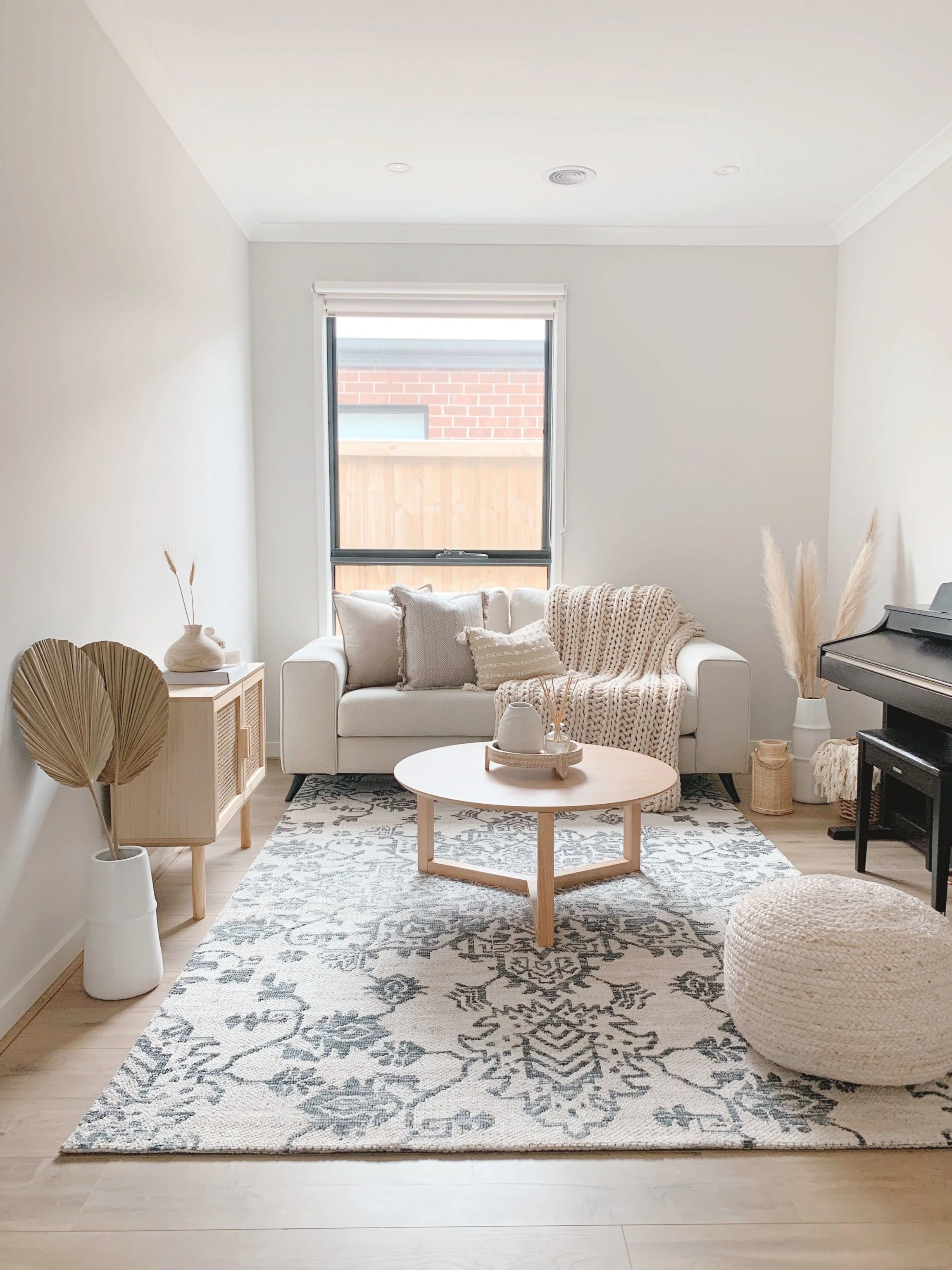 Issey Ivory And Grey Tribal Rug - Image 3
