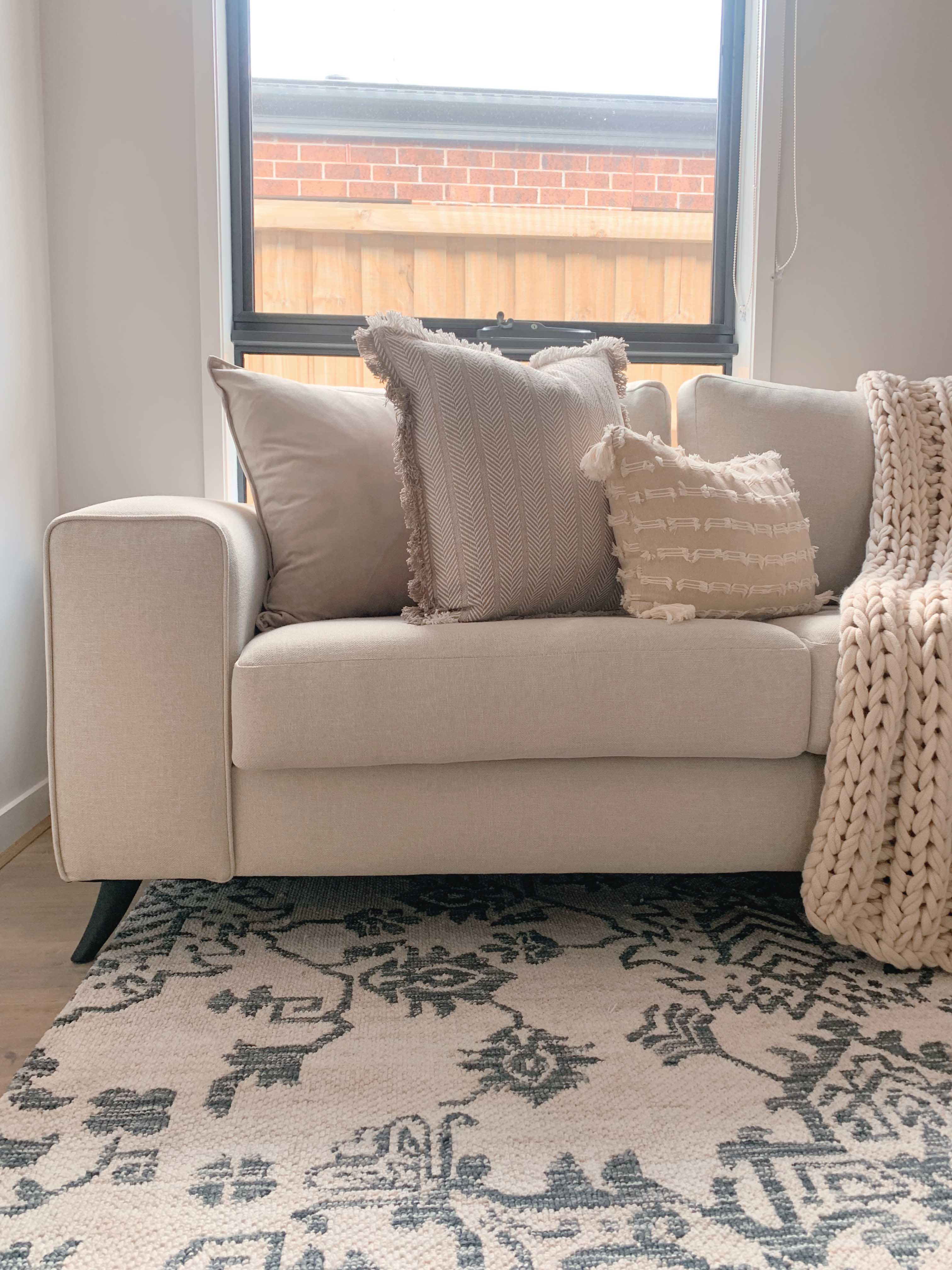 Issey Ivory And Grey Tribal Rug - Image 5