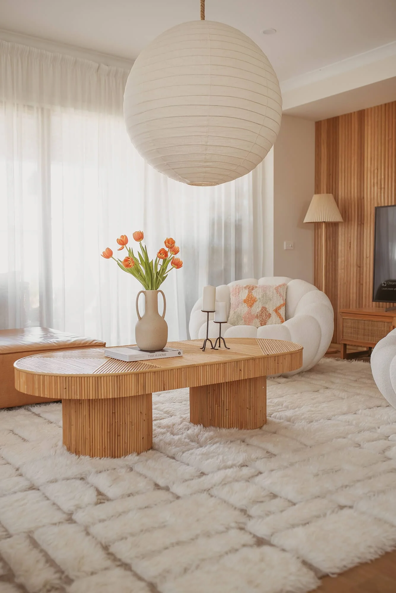 Ivry Geometric Wool Shag Rug - Image 10
