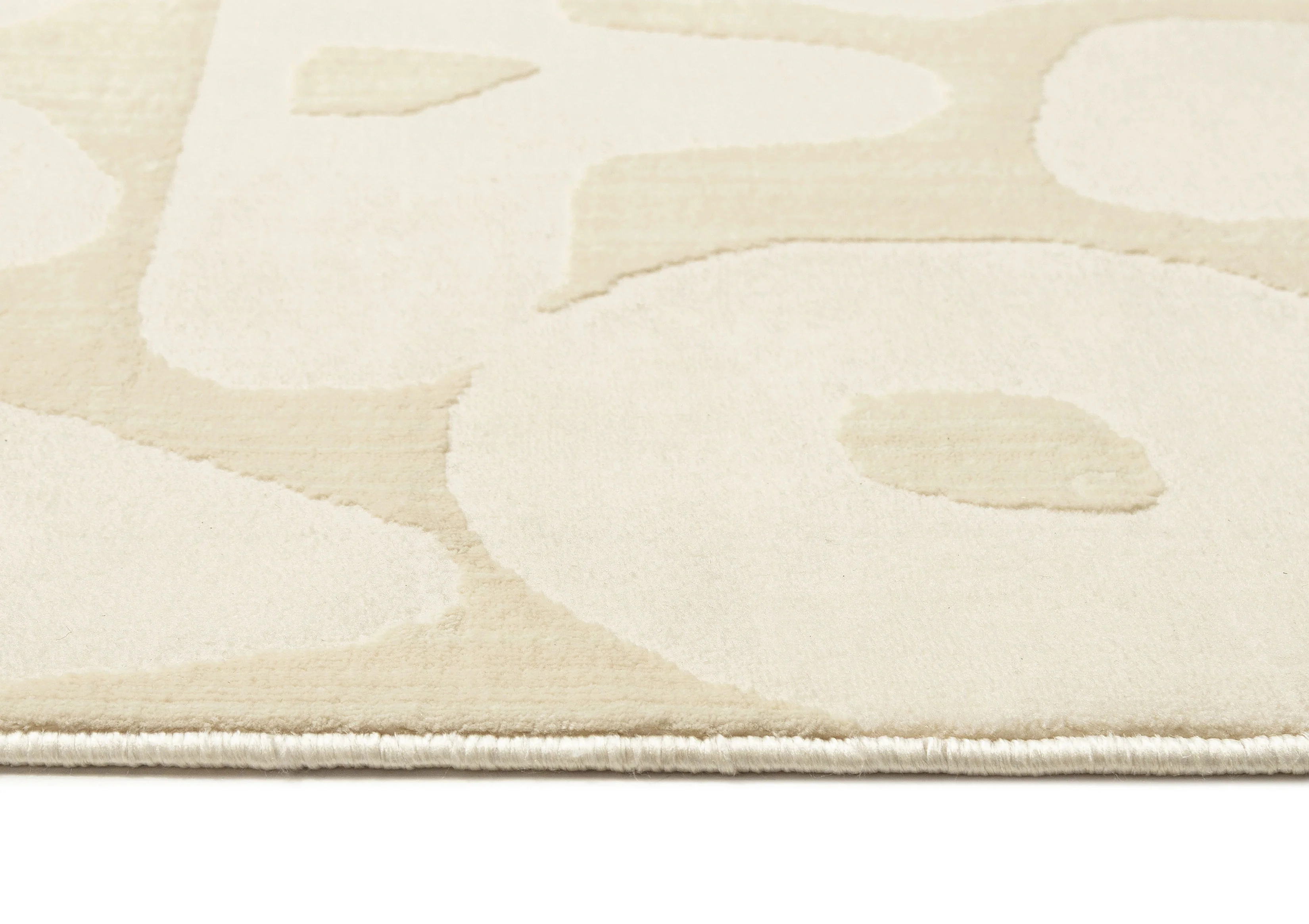 Izar Neutral Abstract Rug - Image 10