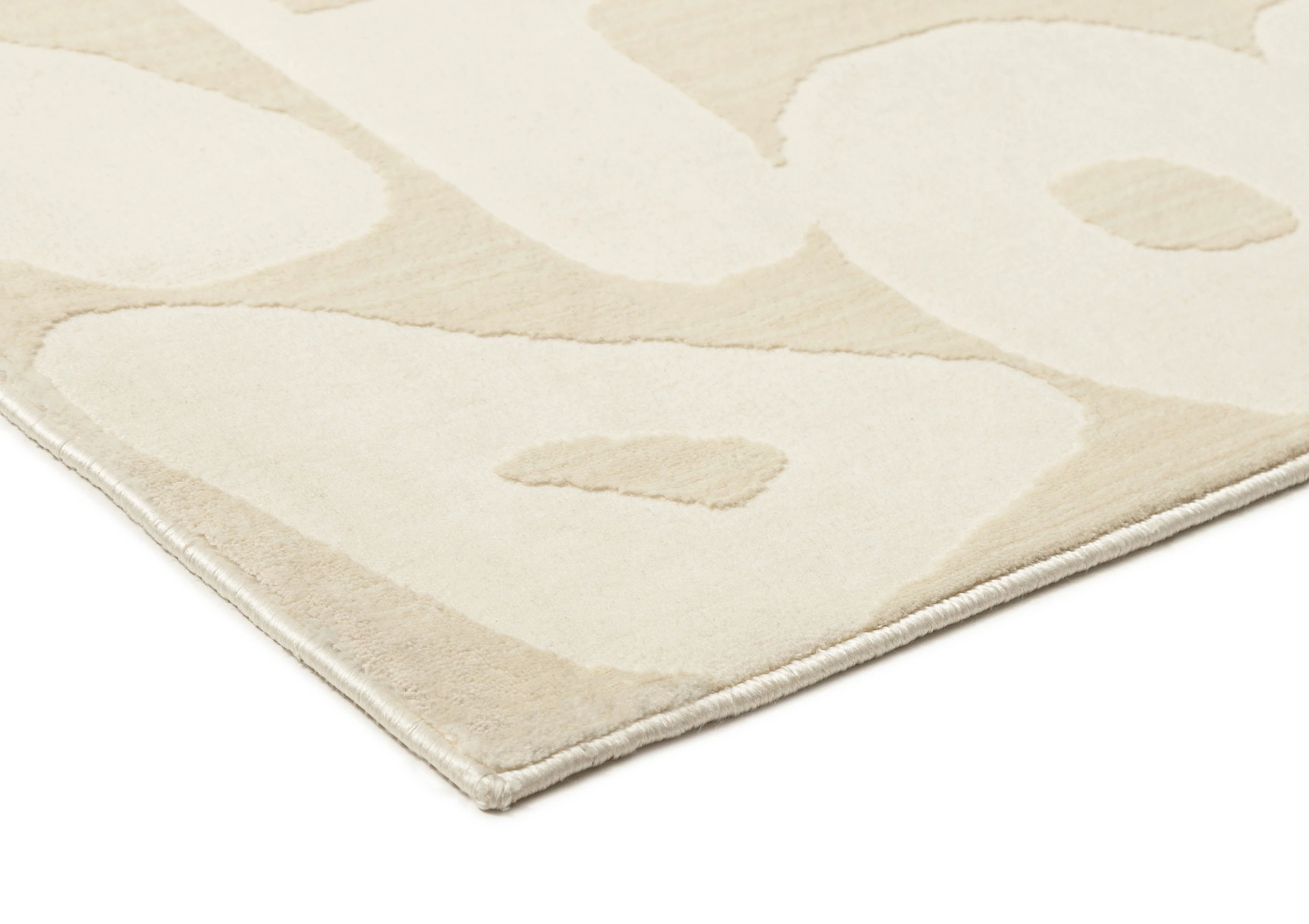 Izar Neutral Abstract Rug - Image 9