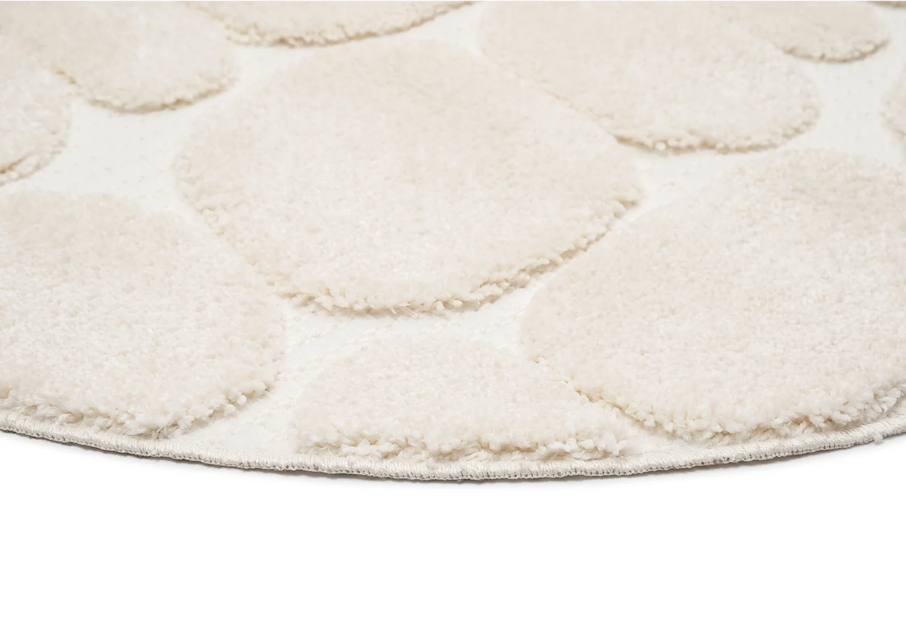 Jacinta Ivory Abstract Round Rug - Image 7