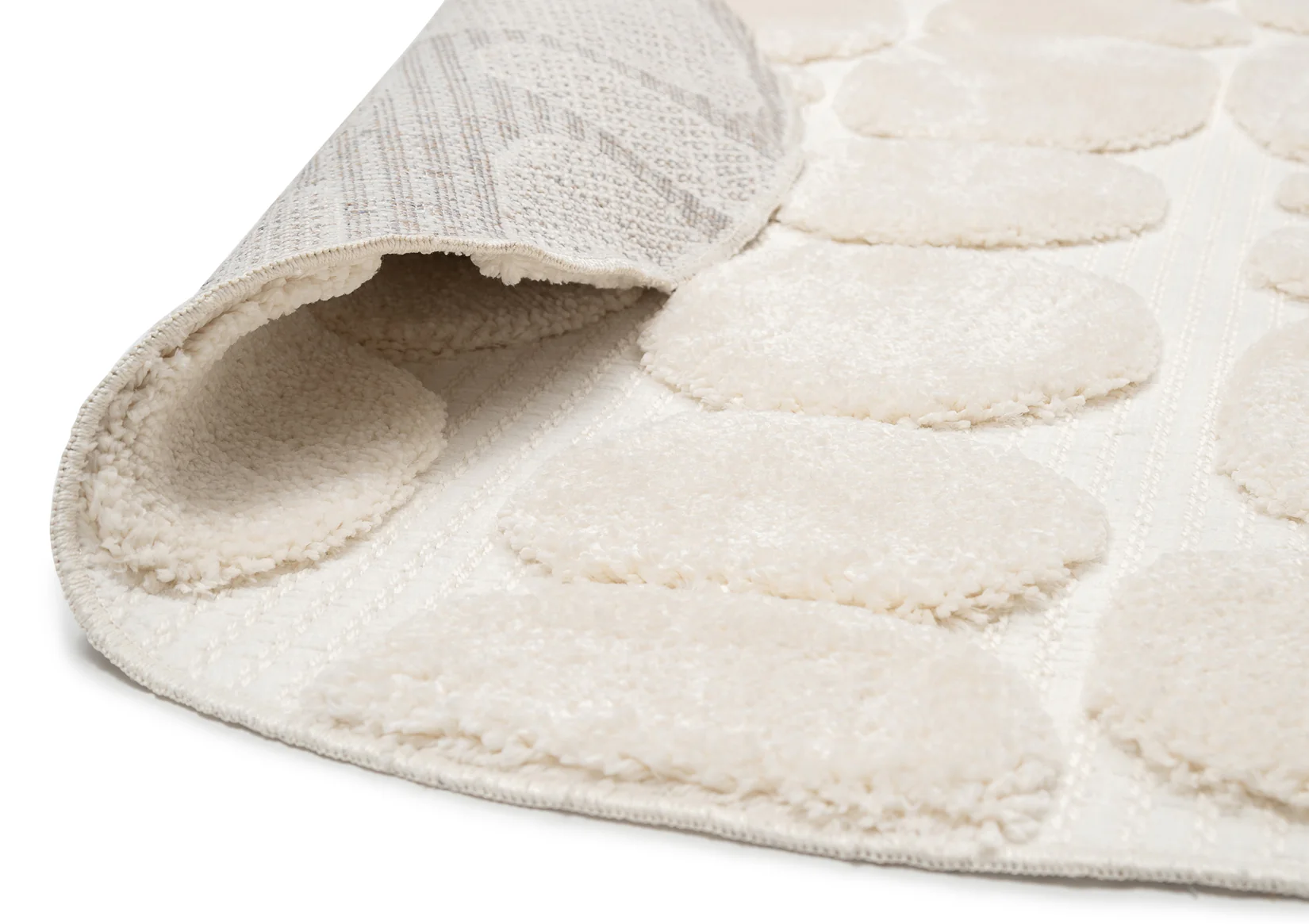 Jacinta Ivory Abstract Round Rug - Image 8