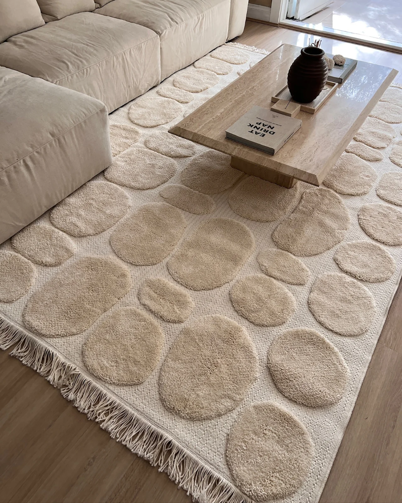Jacinta Ivory Abstract Rug - Image 2