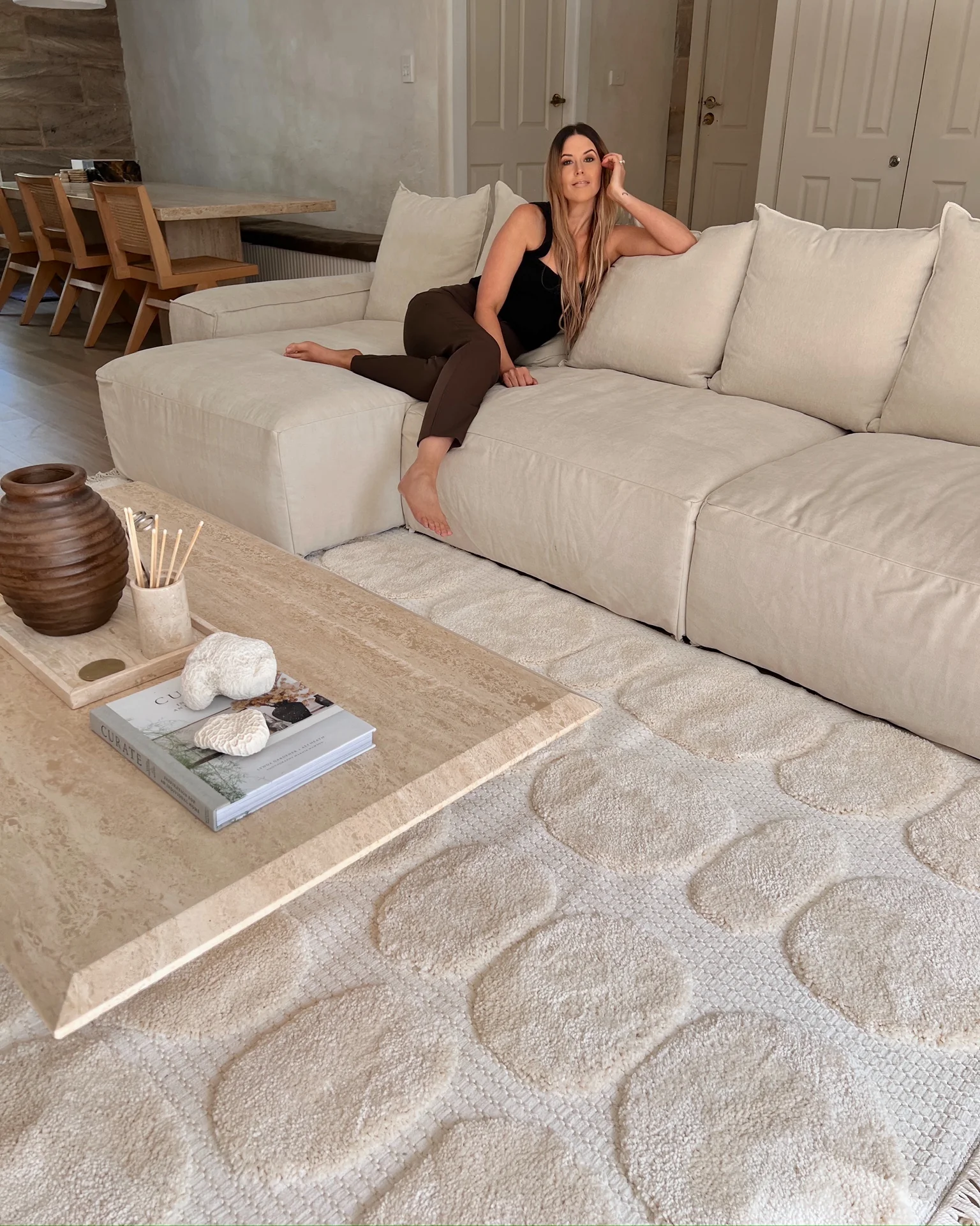 Jacinta Ivory Abstract Rug - Image 4