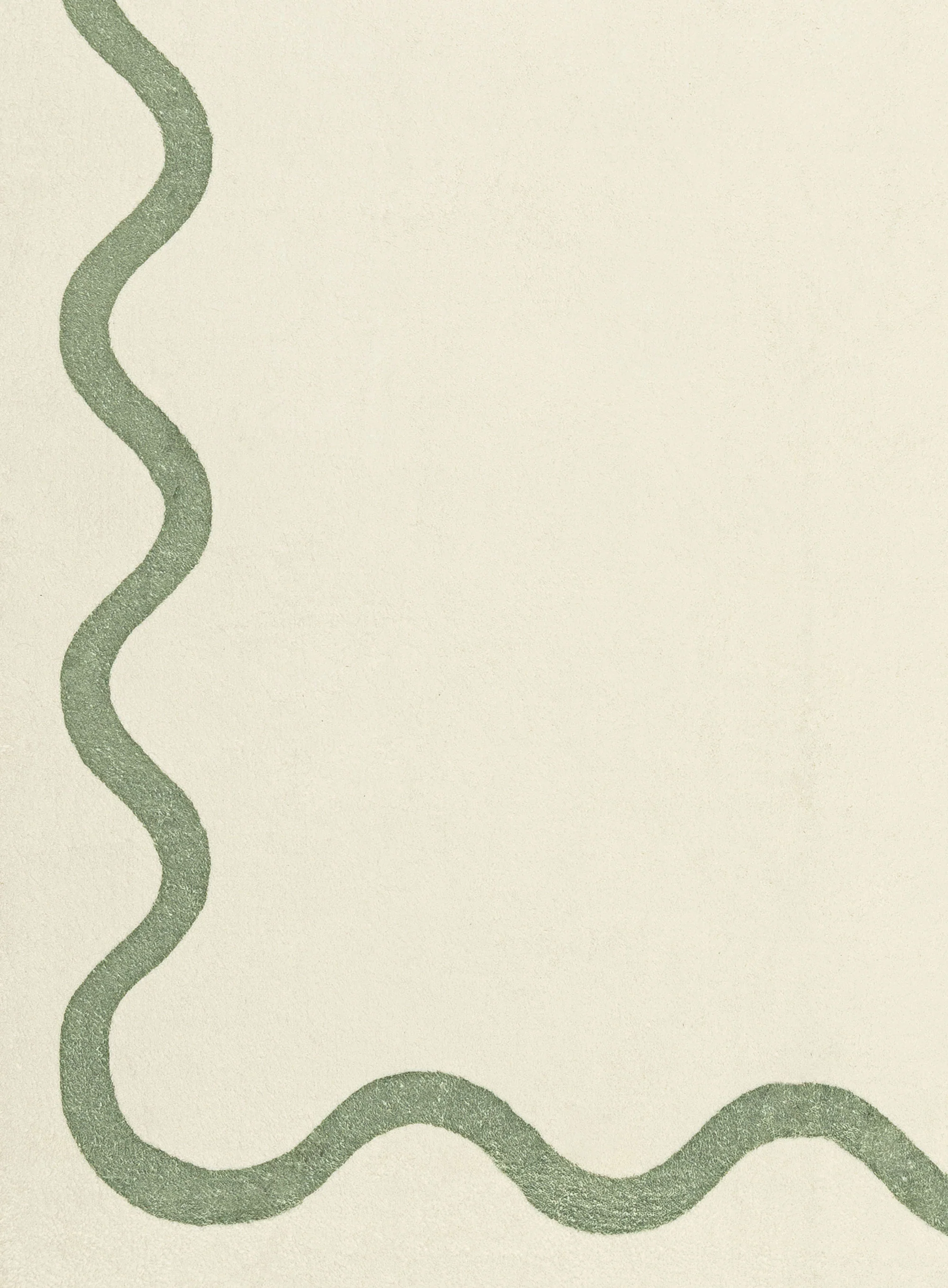 Jamie Green Wiggle Bordered Washable Rug - Image 18