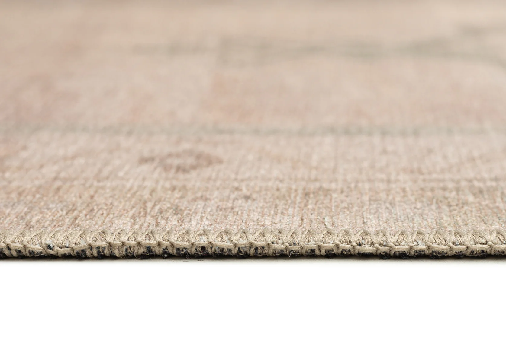 Janella Beige and Green Medallion Washable Runner Rug - Image 8